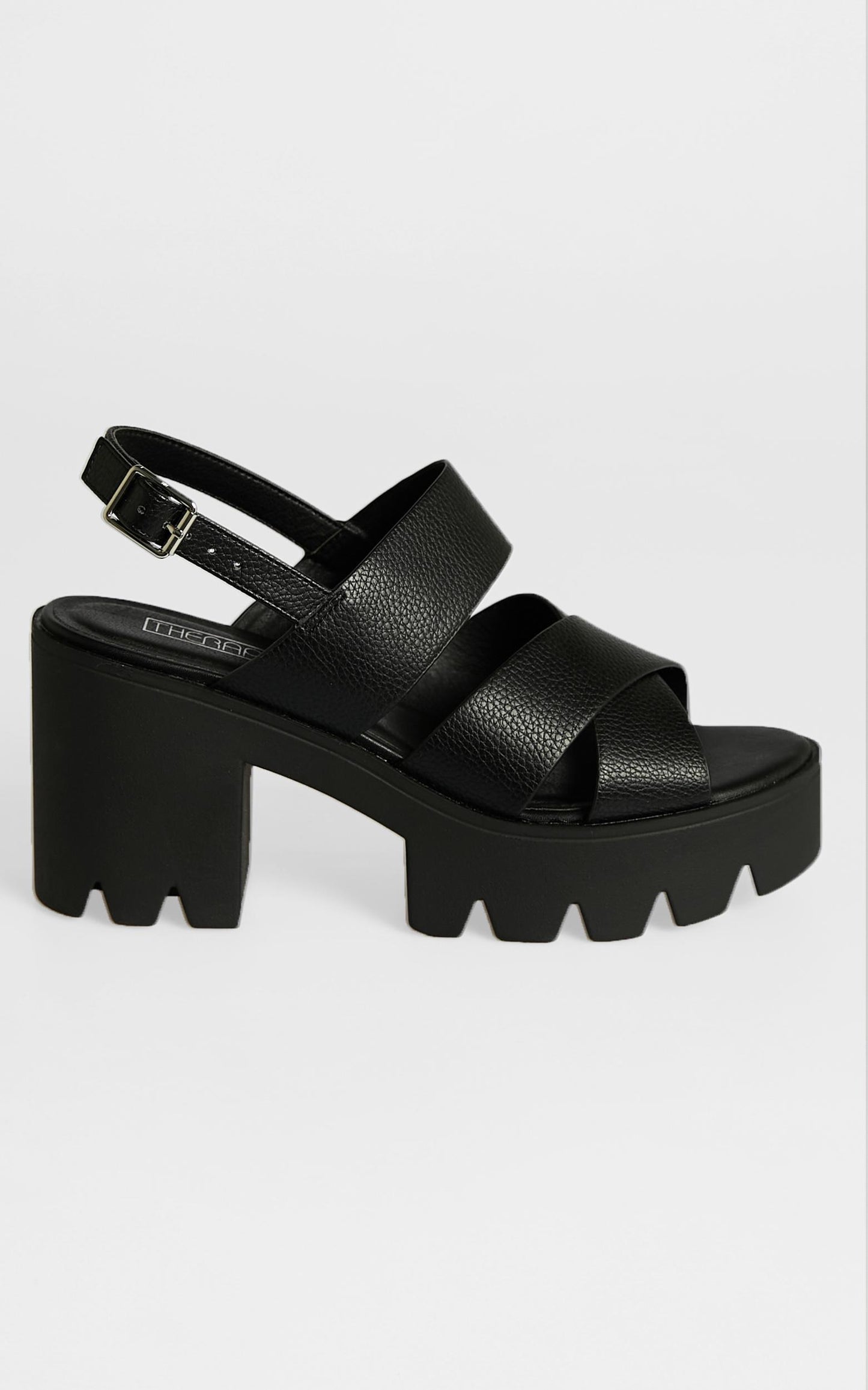 Therapy - Feathertop Heels in Black