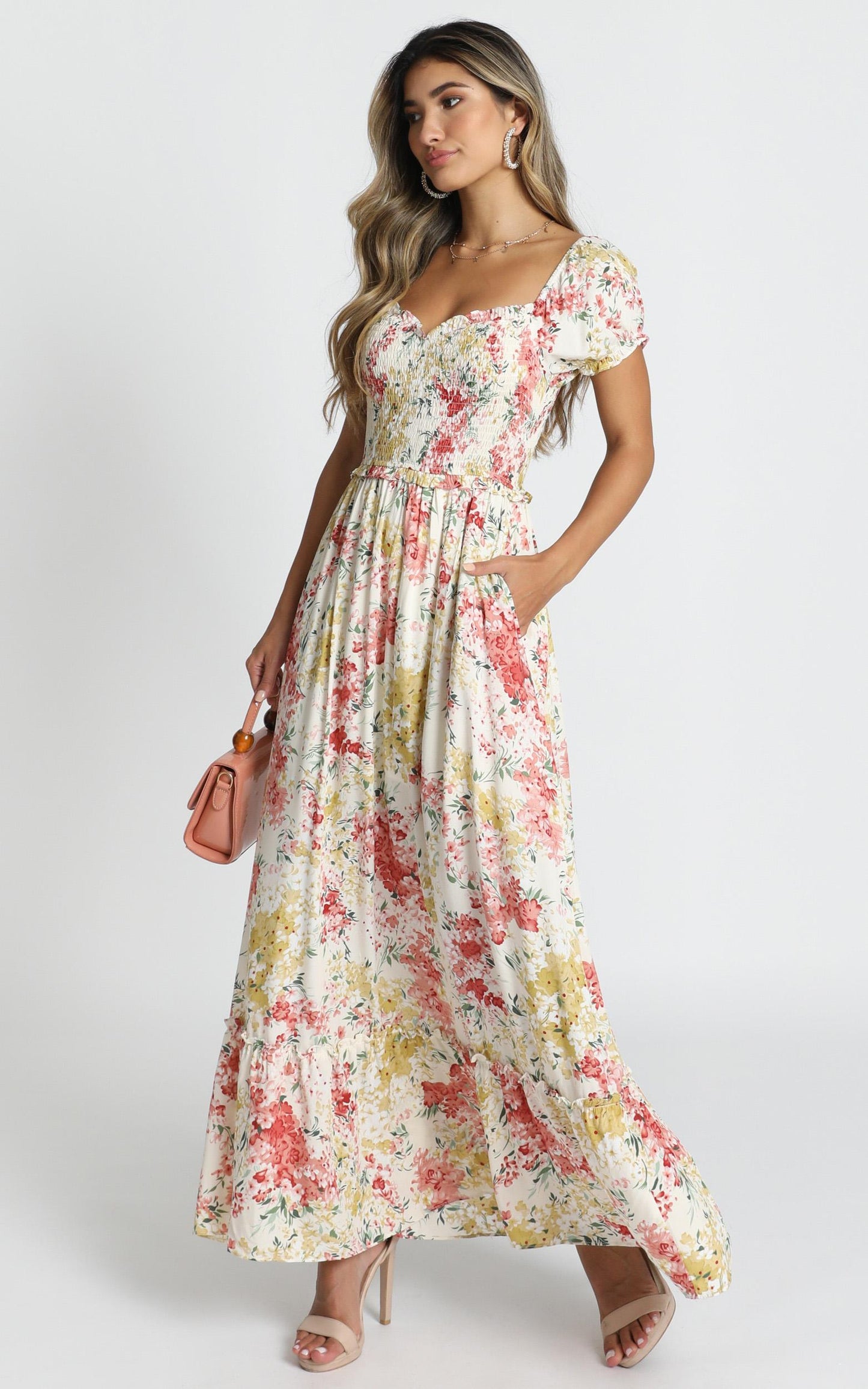 Sonia Dress in Multi Floral