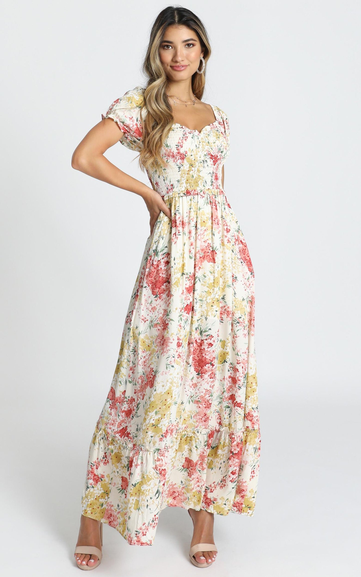 Sonia Dress in Multi Floral