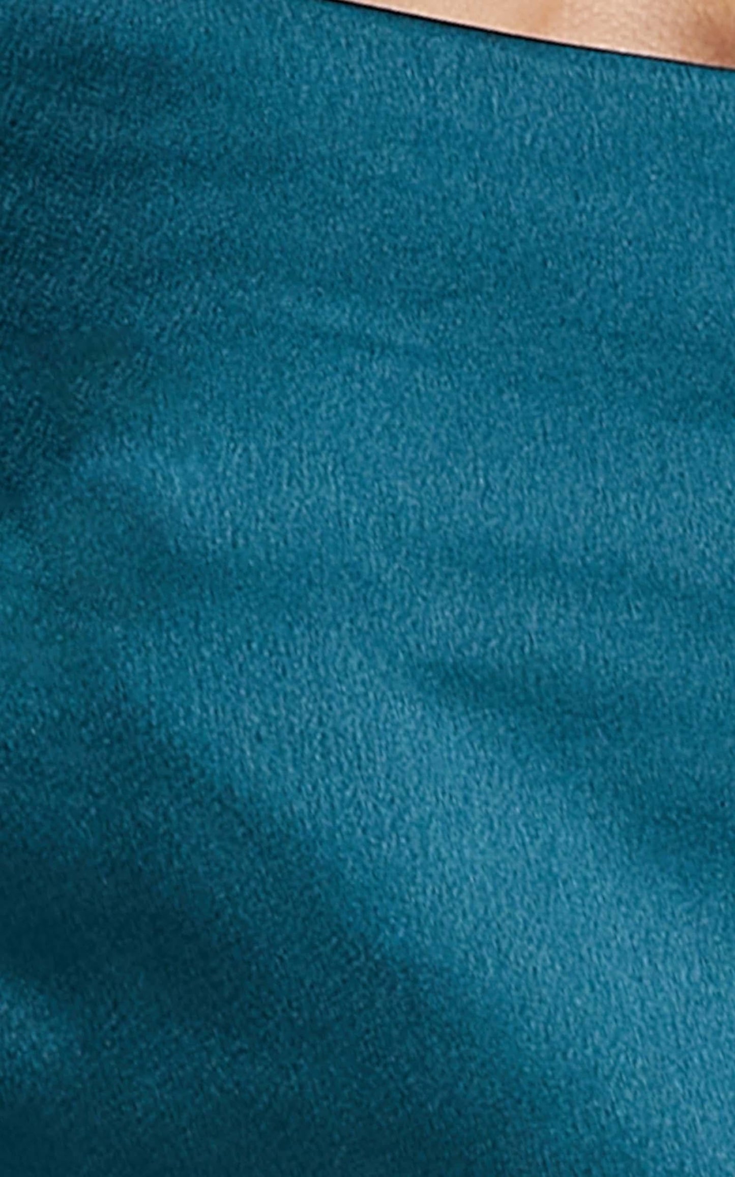 High Key Top in Teal Satin