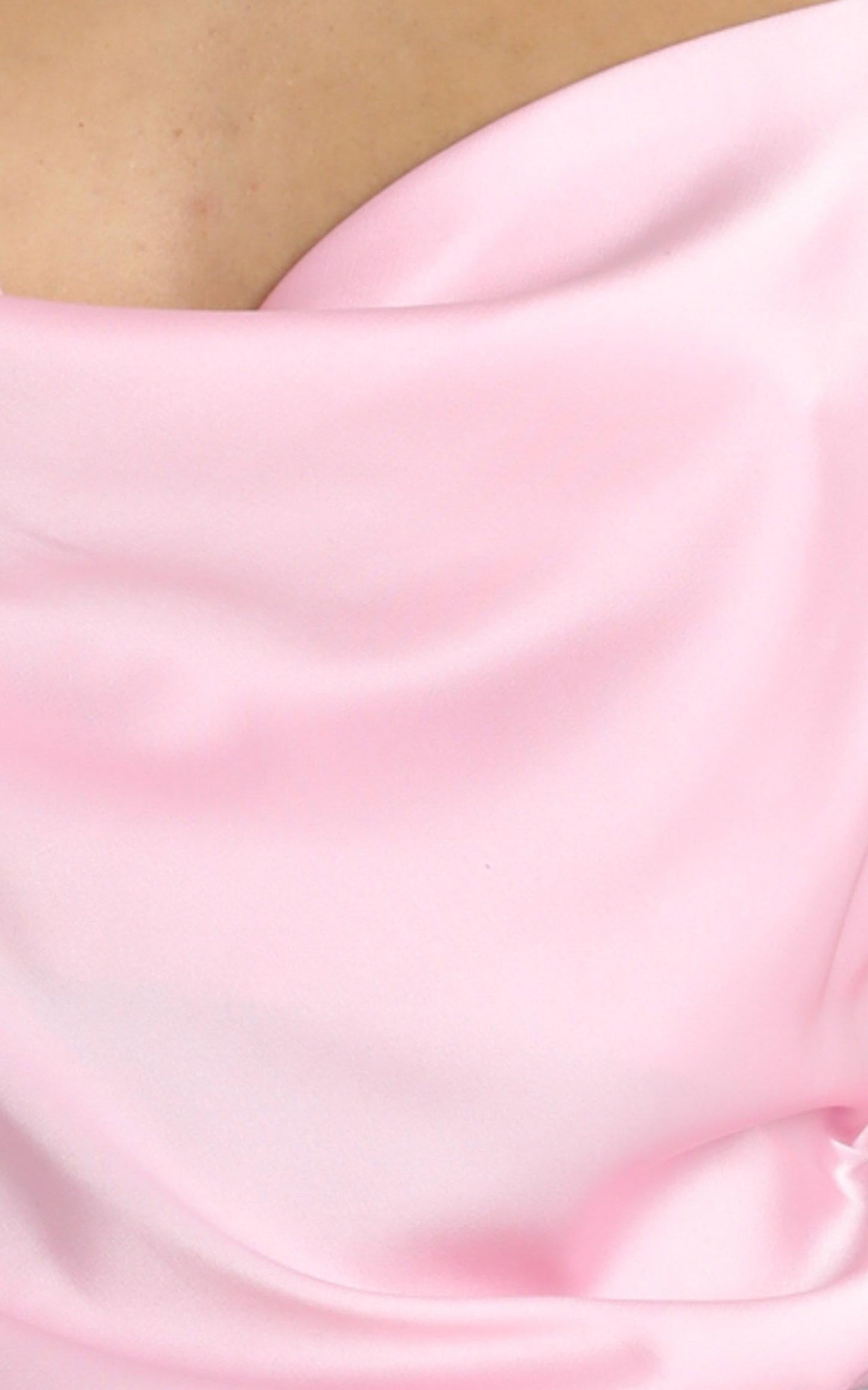 Straight Line Top in Soft Pink