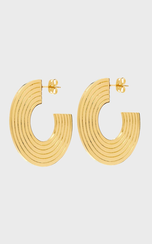 Luv Aj - The Sparta Hoops in Gold