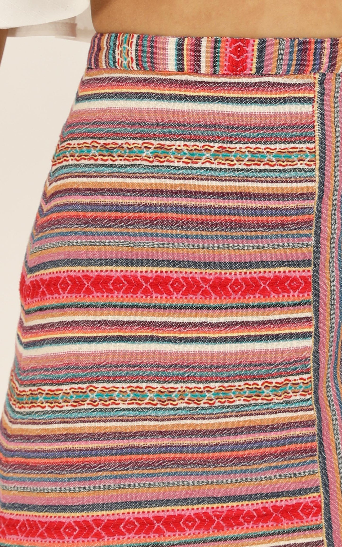 Spice Your Life Skirt In Pink Print