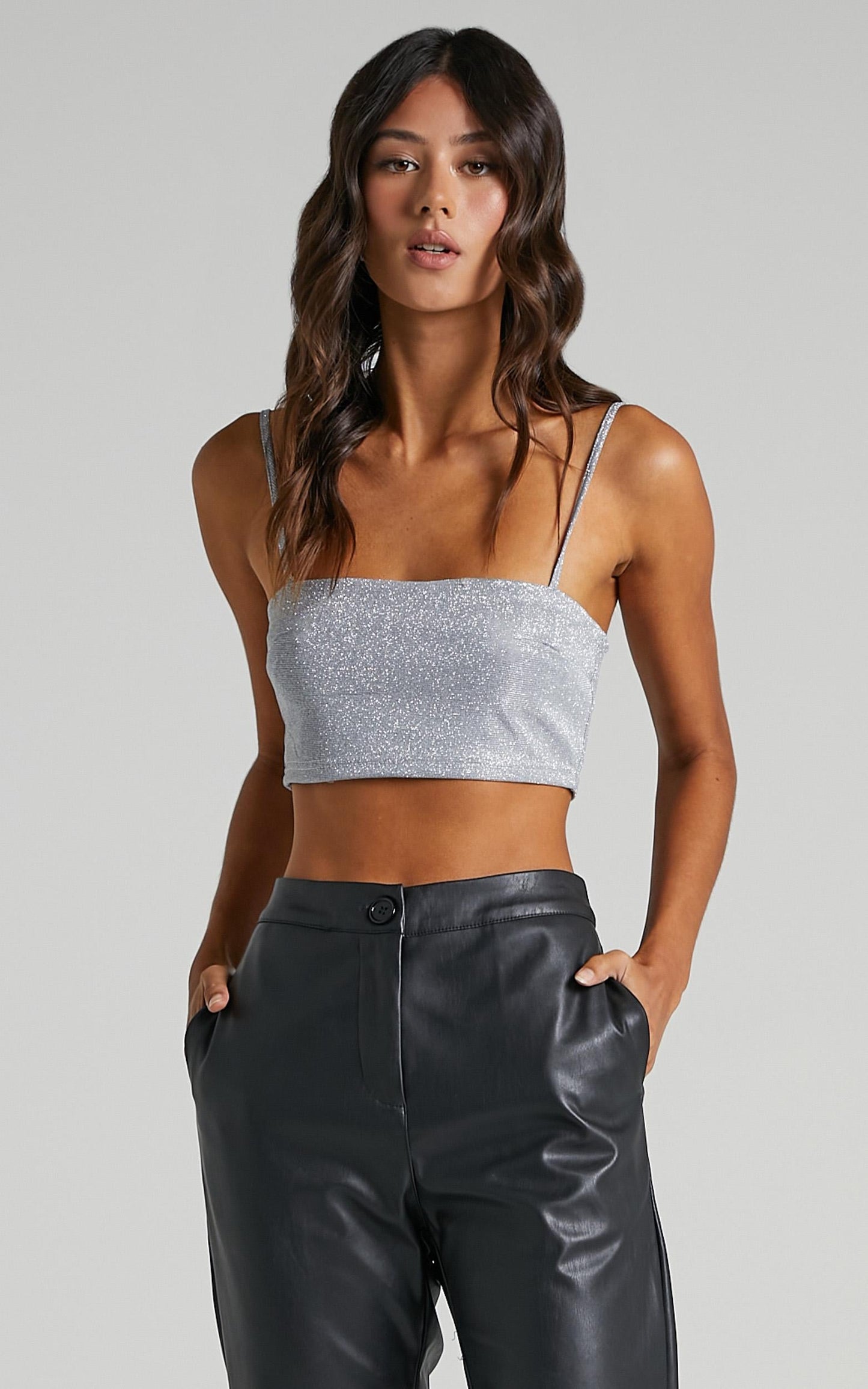 Isolde Top in Silver