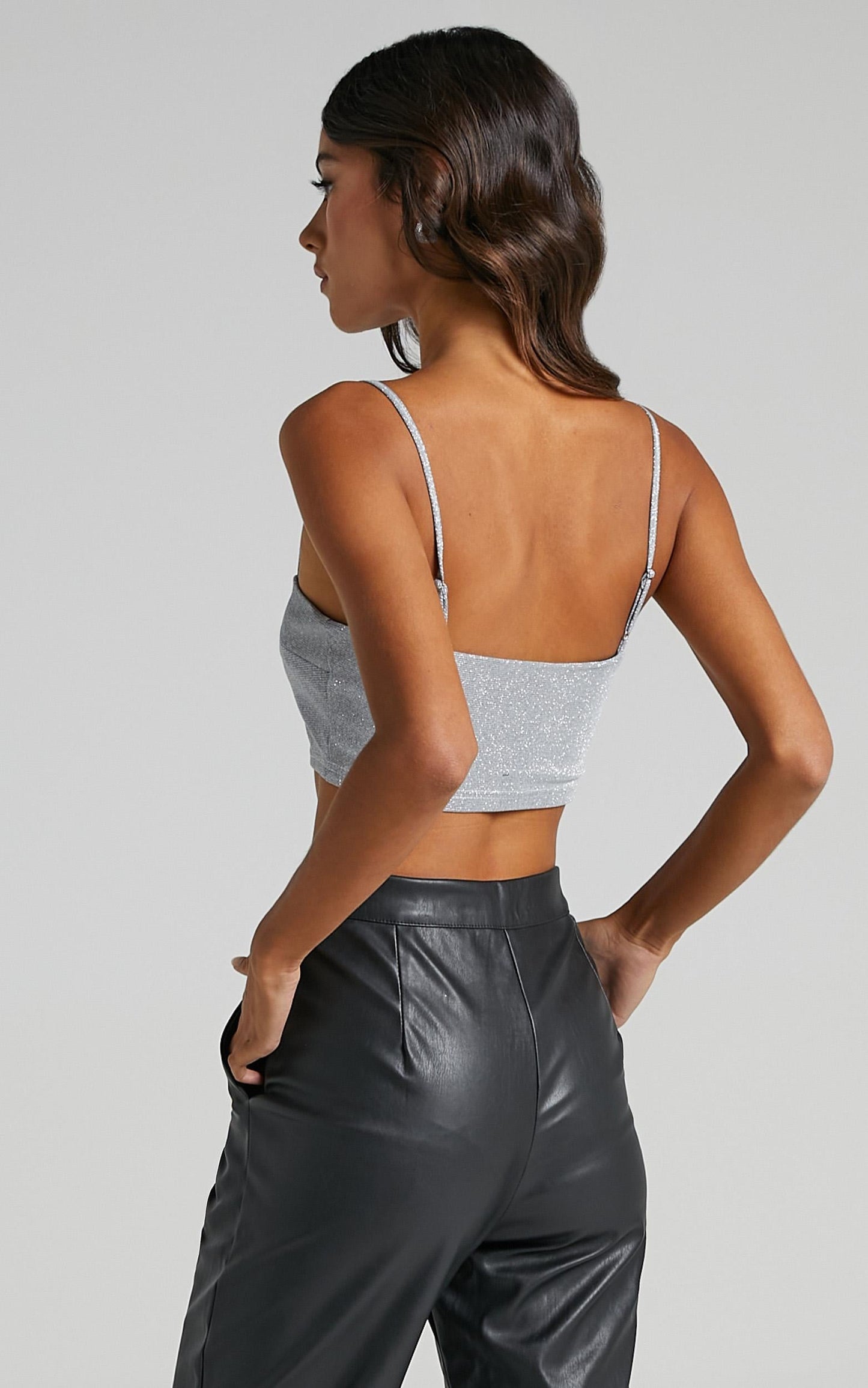 Isolde Top in Silver