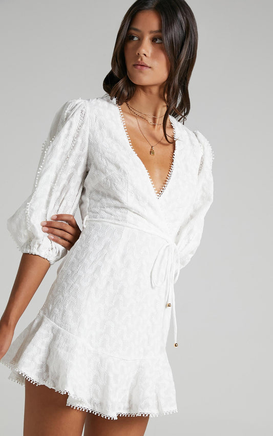 Aife Dress in White