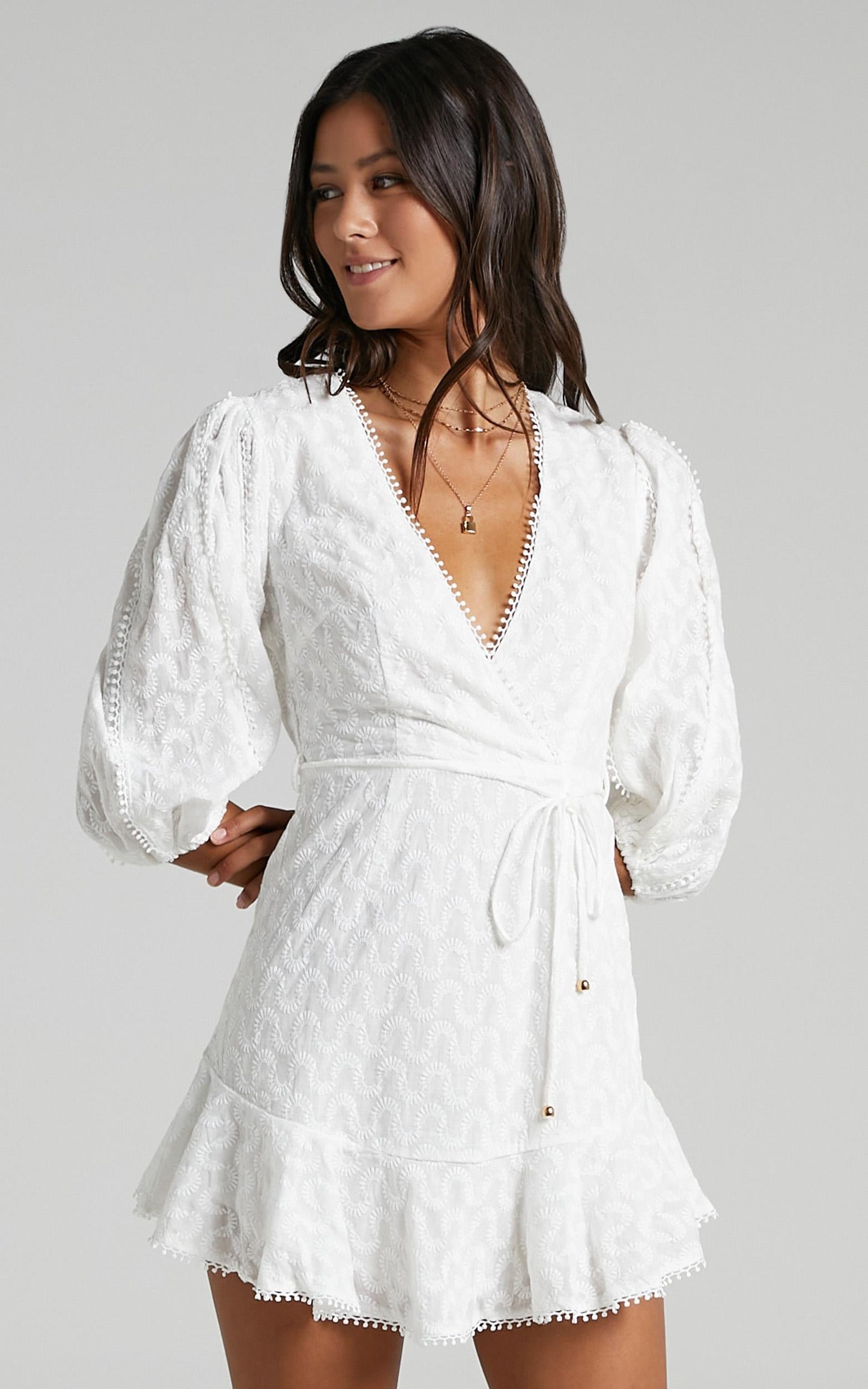 Aife Dress in White