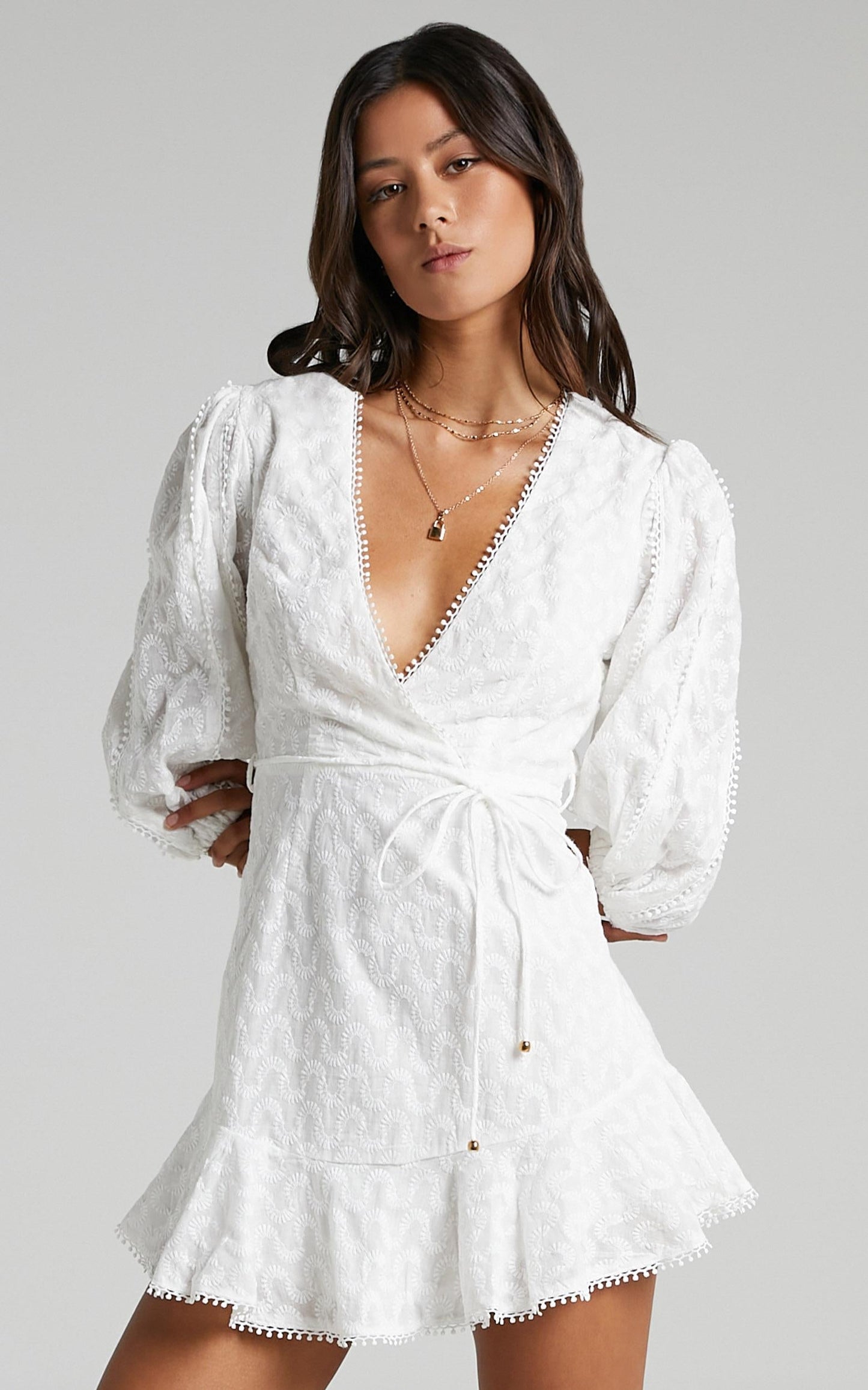 Aife Dress in White