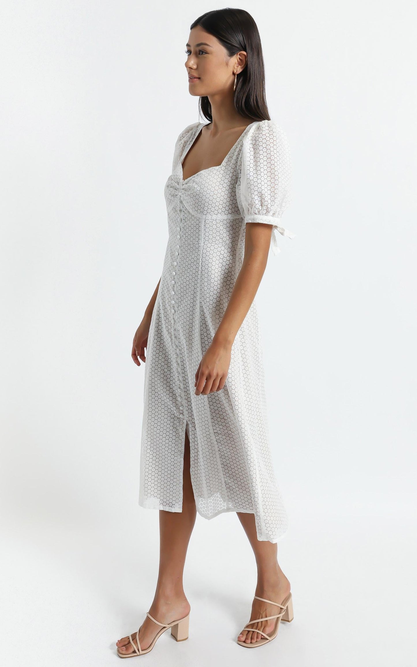 Elodie Dress in White