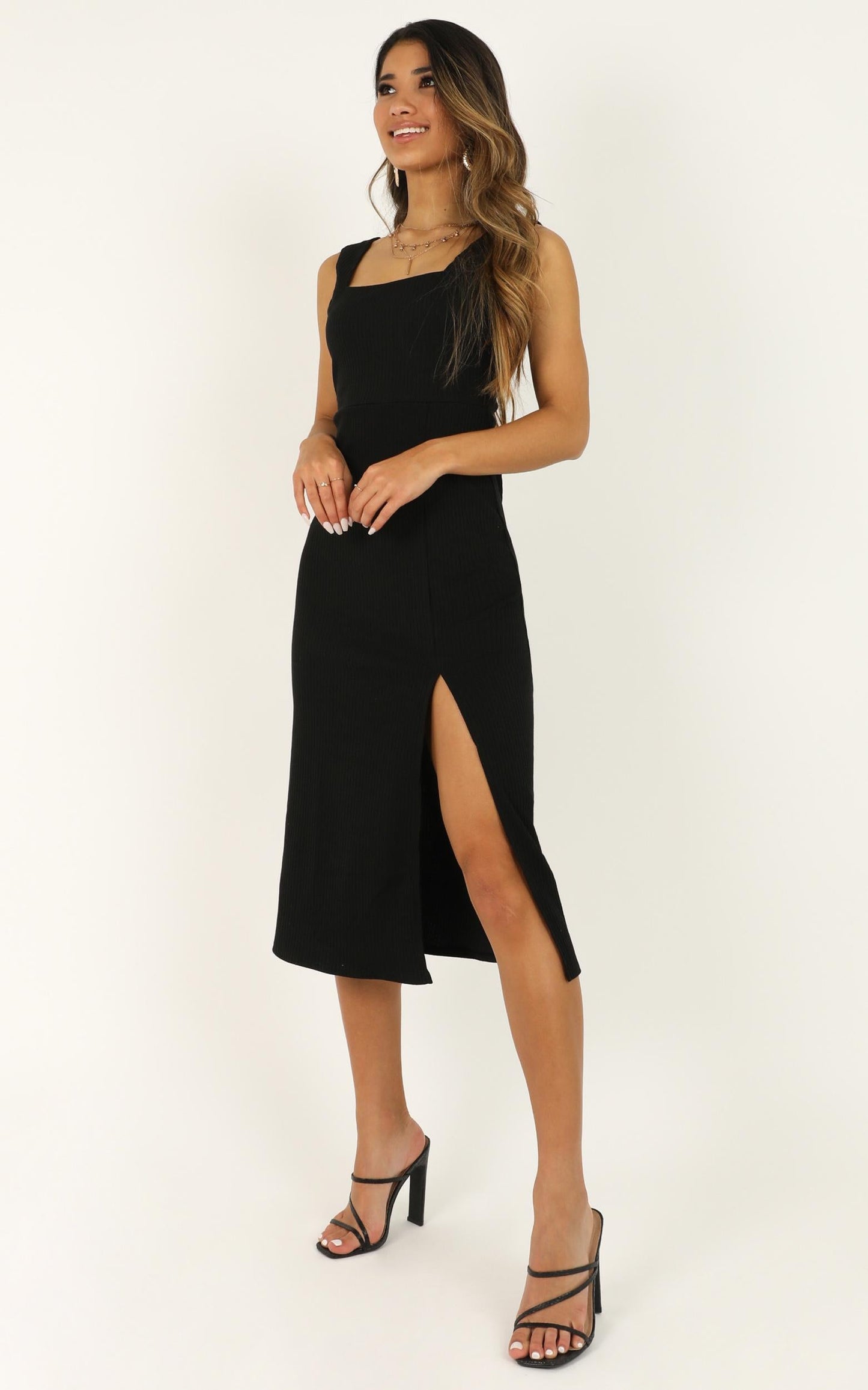 Sticking With My Strengths Dress In Black