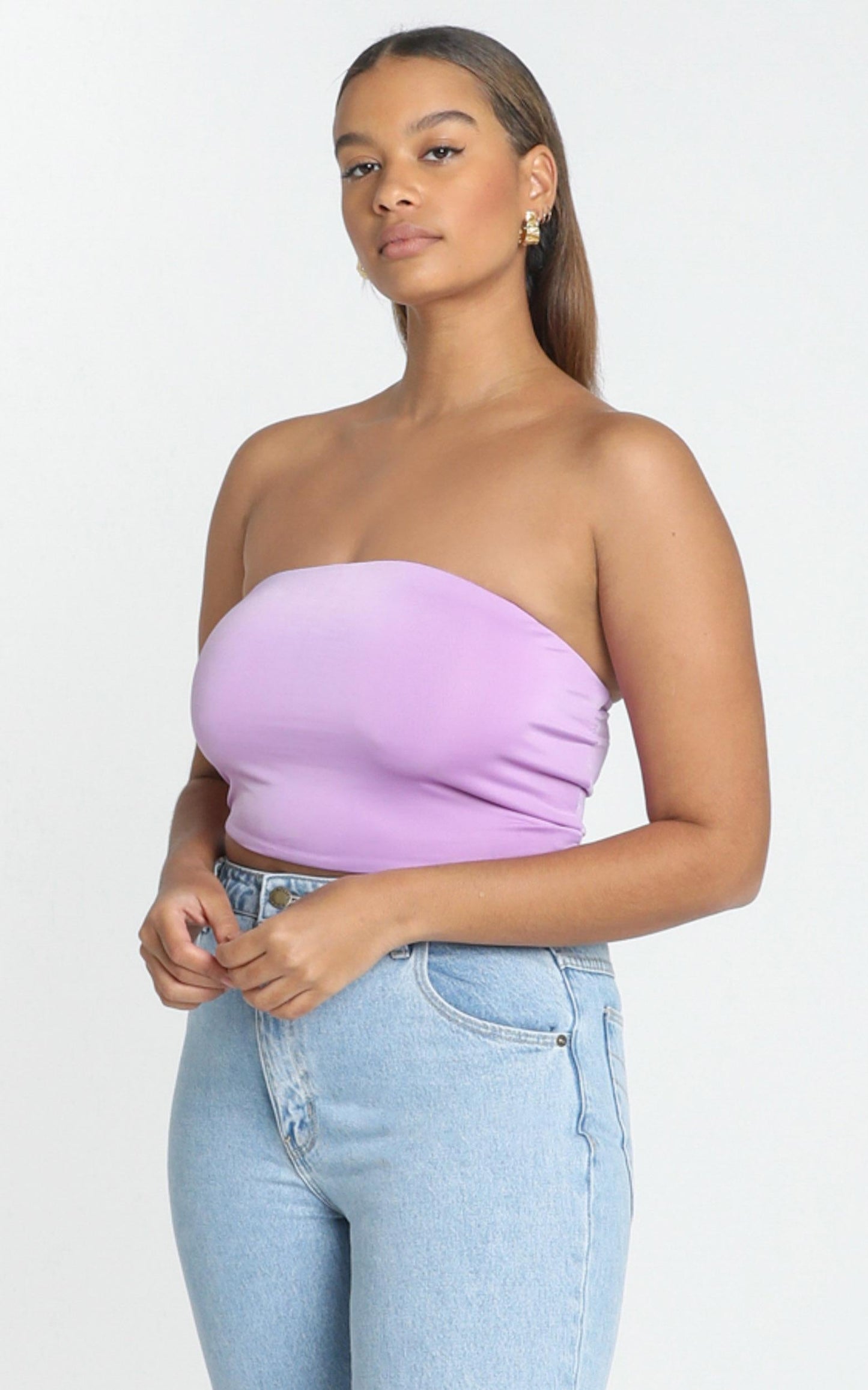 Stick With Me Top In lilac