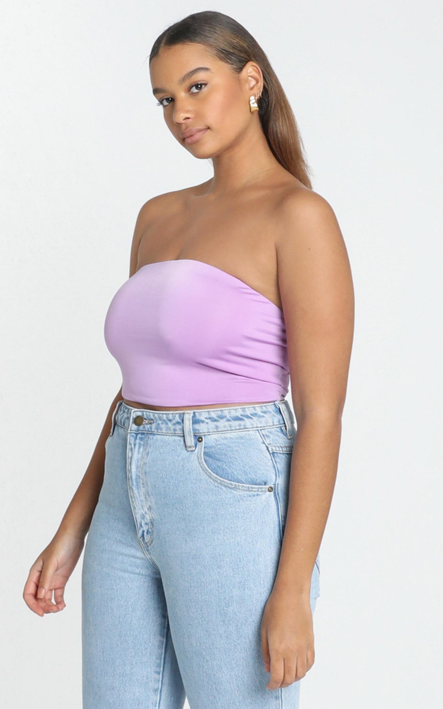 Stick With Me Top In lilac