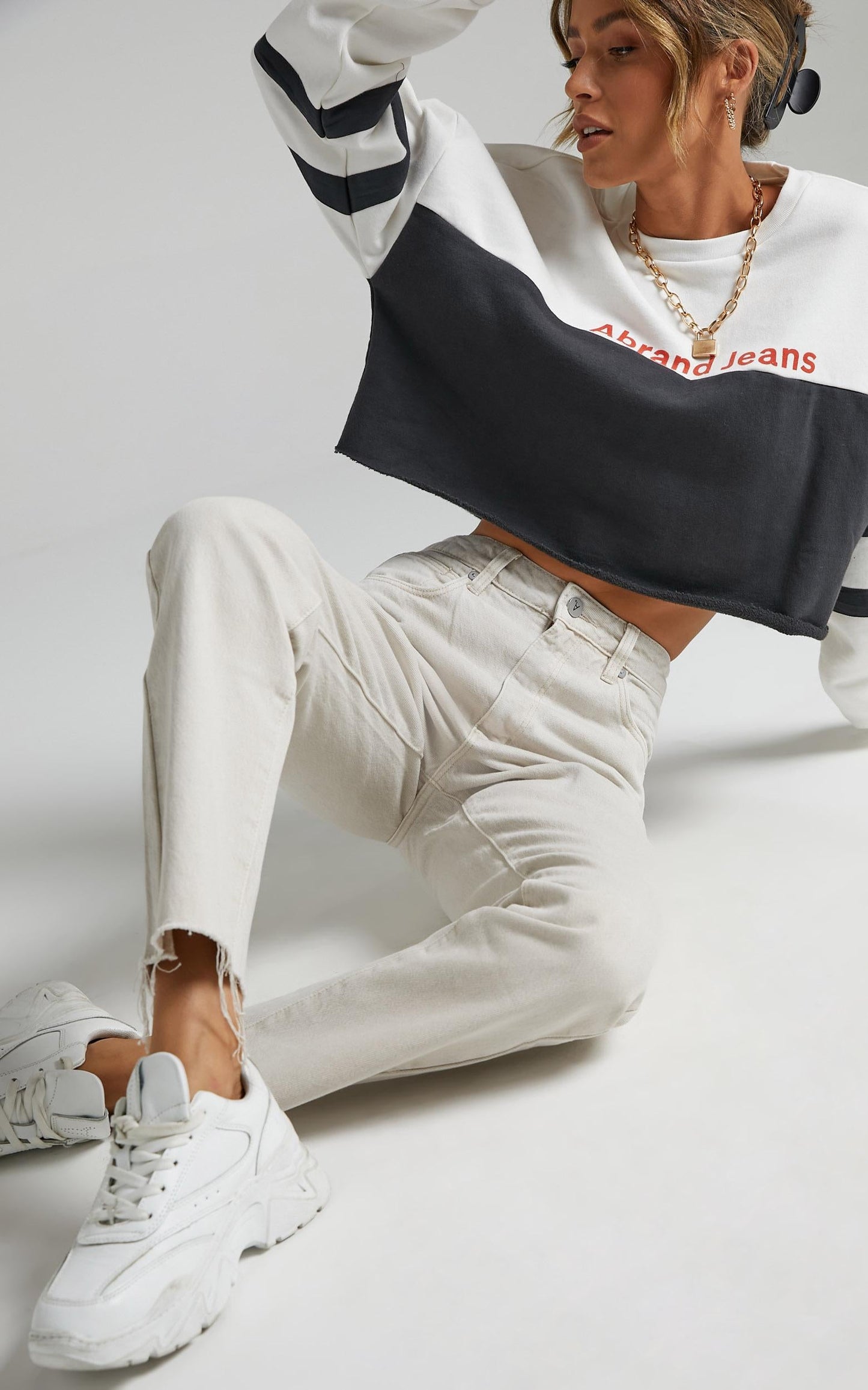 Abrand - A '94 High Slim Jean in Stone