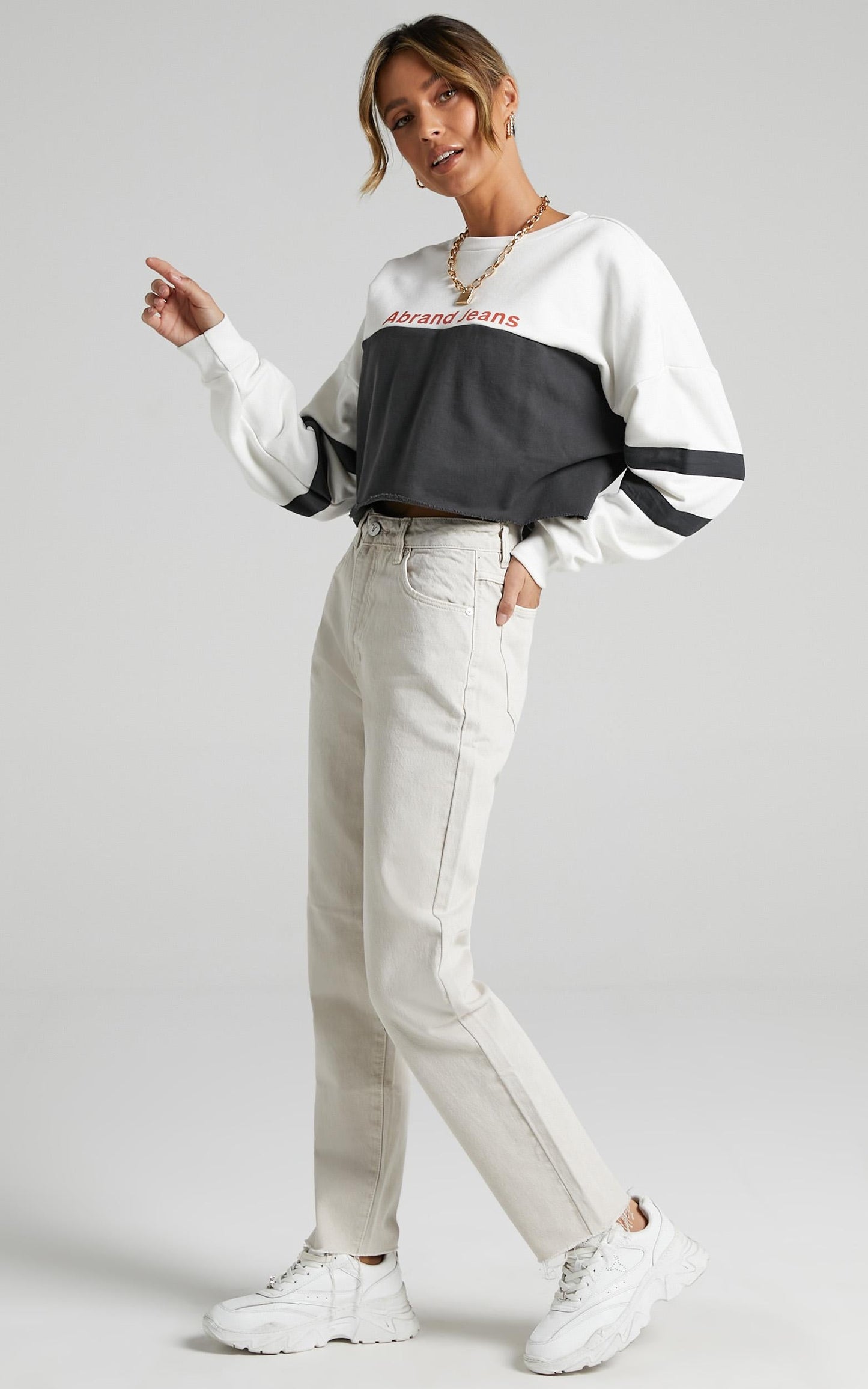 Abrand - A '94 High Slim Jean in Stone