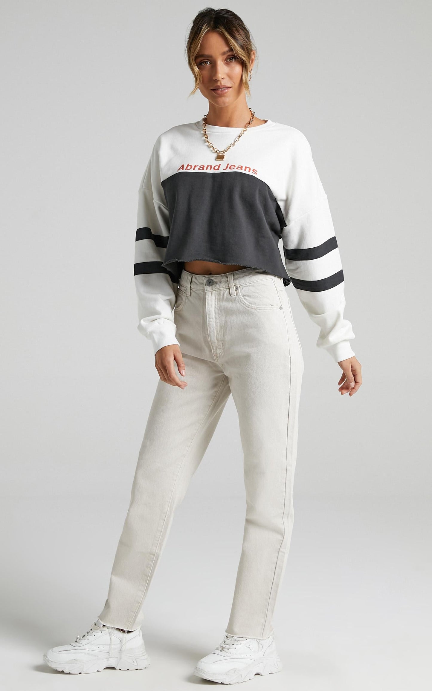 Abrand - A '94 High Slim Jean in Stone