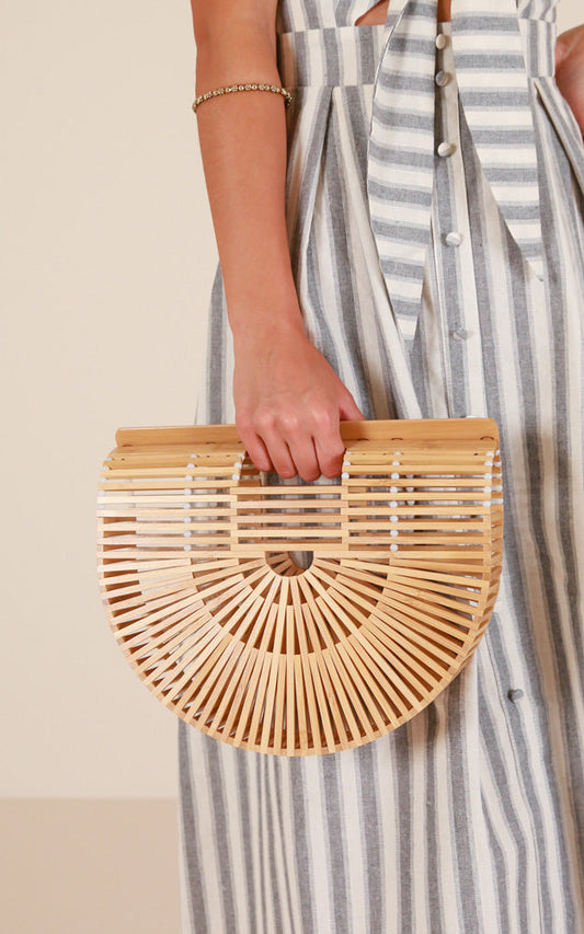 Straight To The Coast bag in natural