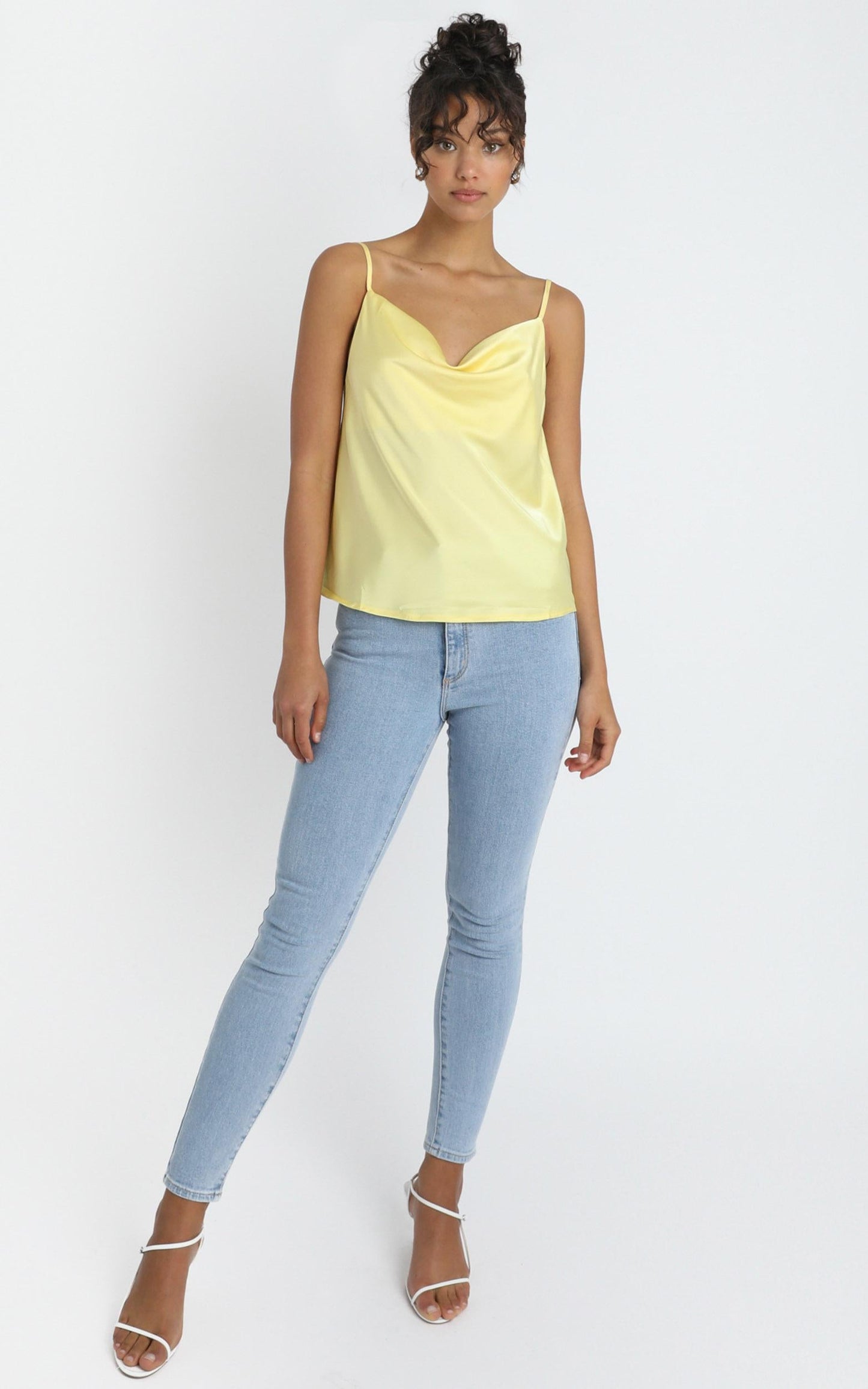 Straight Line Top in Lemon