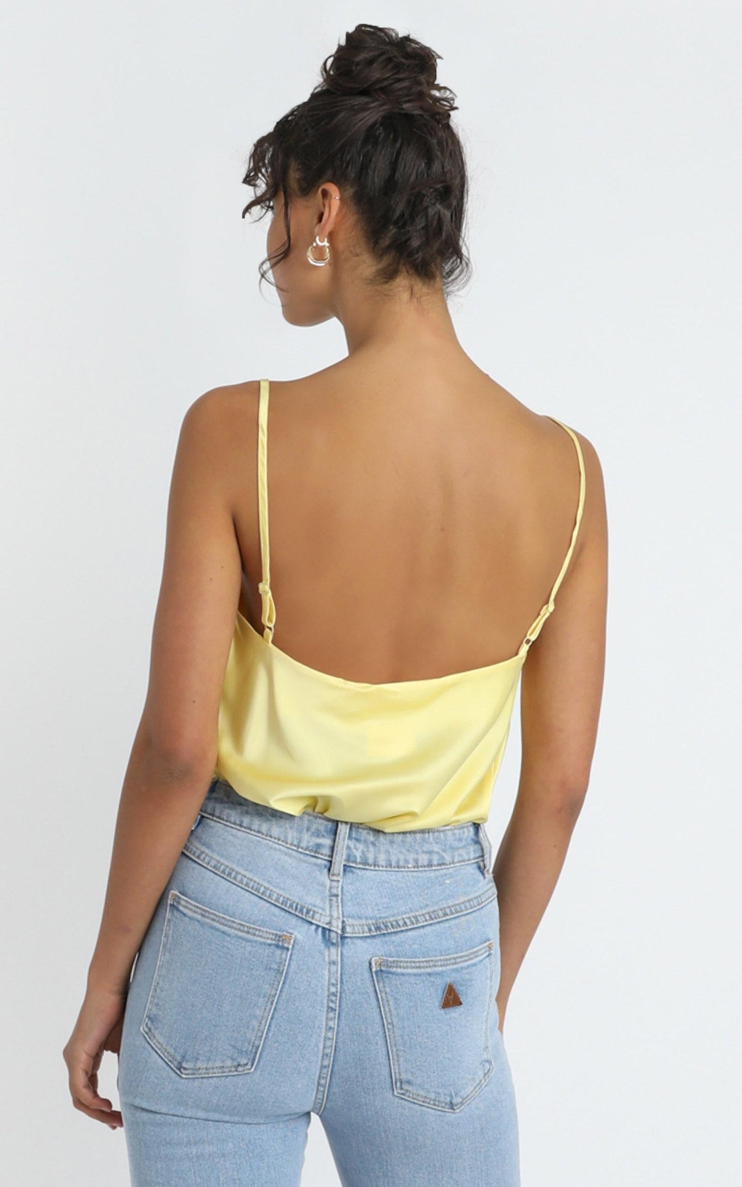 Straight Line Top in Lemon