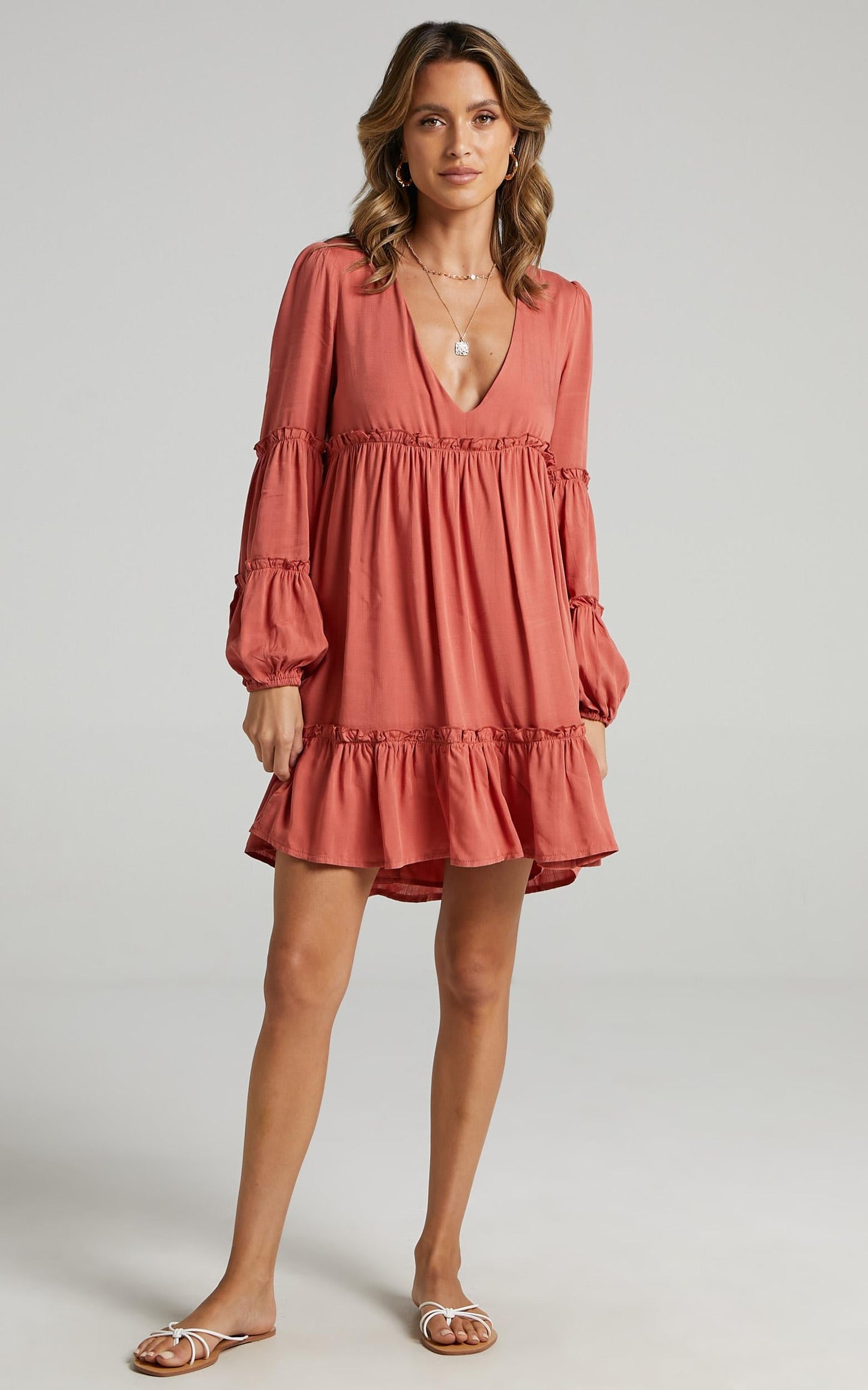 Summer Soul Dress in Rust
