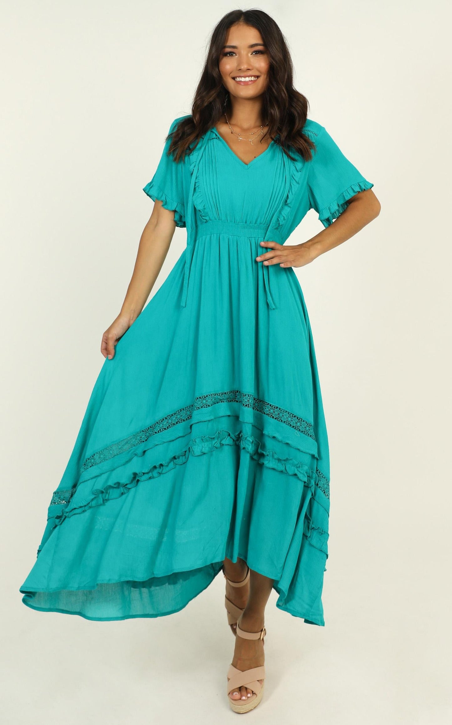 Sunday Sunsets Dress In Blue