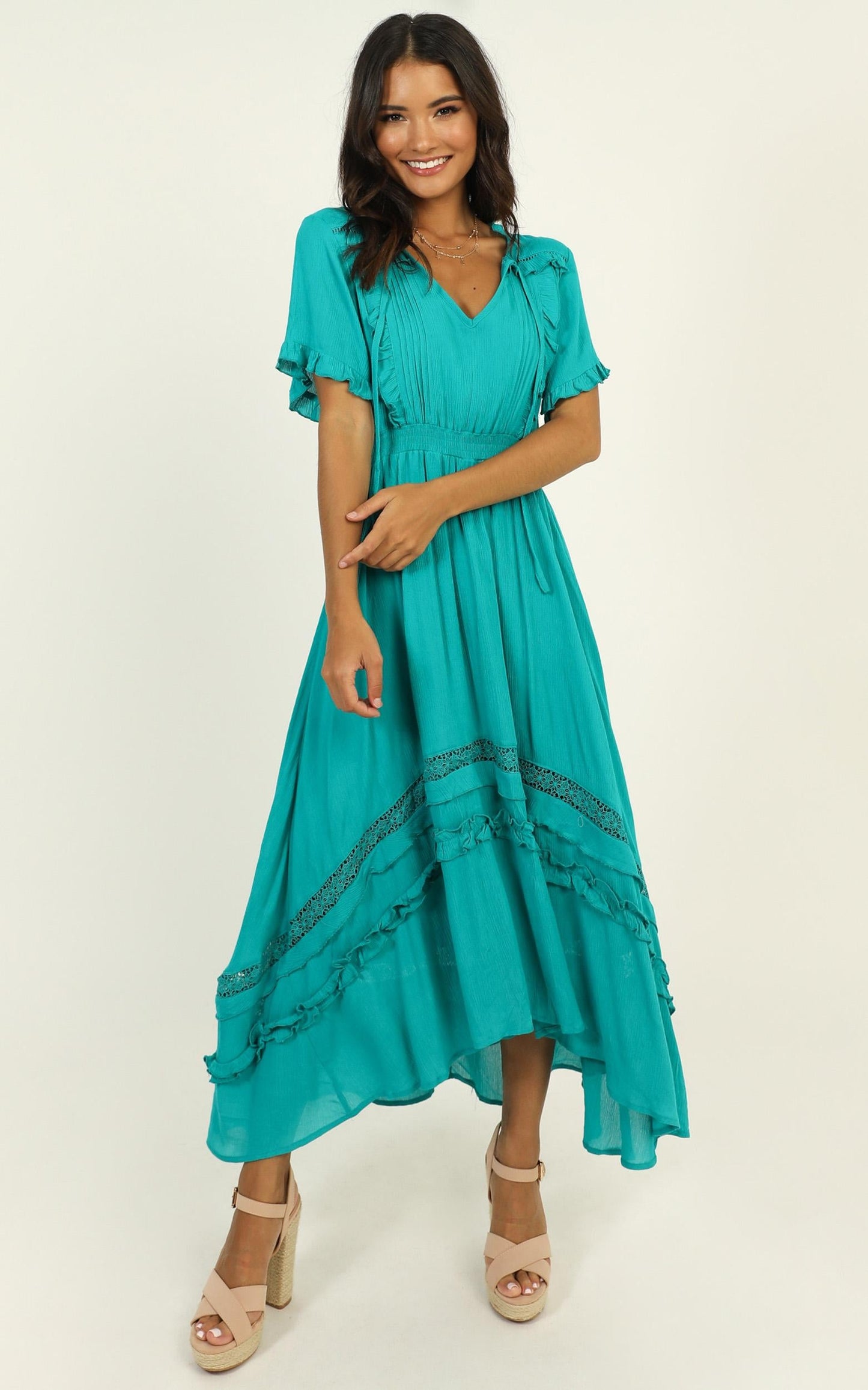 Sunday Sunsets Dress In Blue