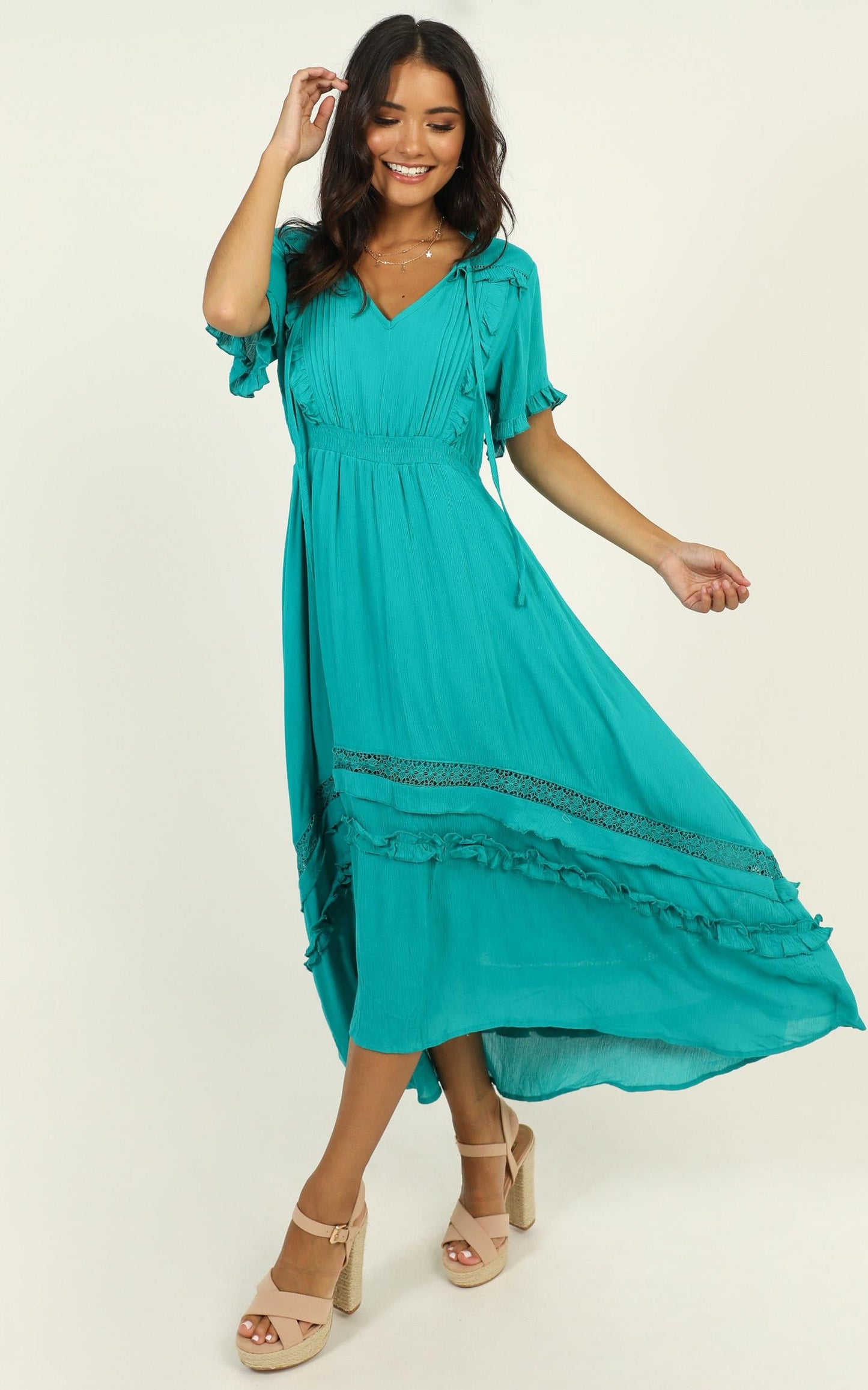 Sunday Sunsets Dress In Blue