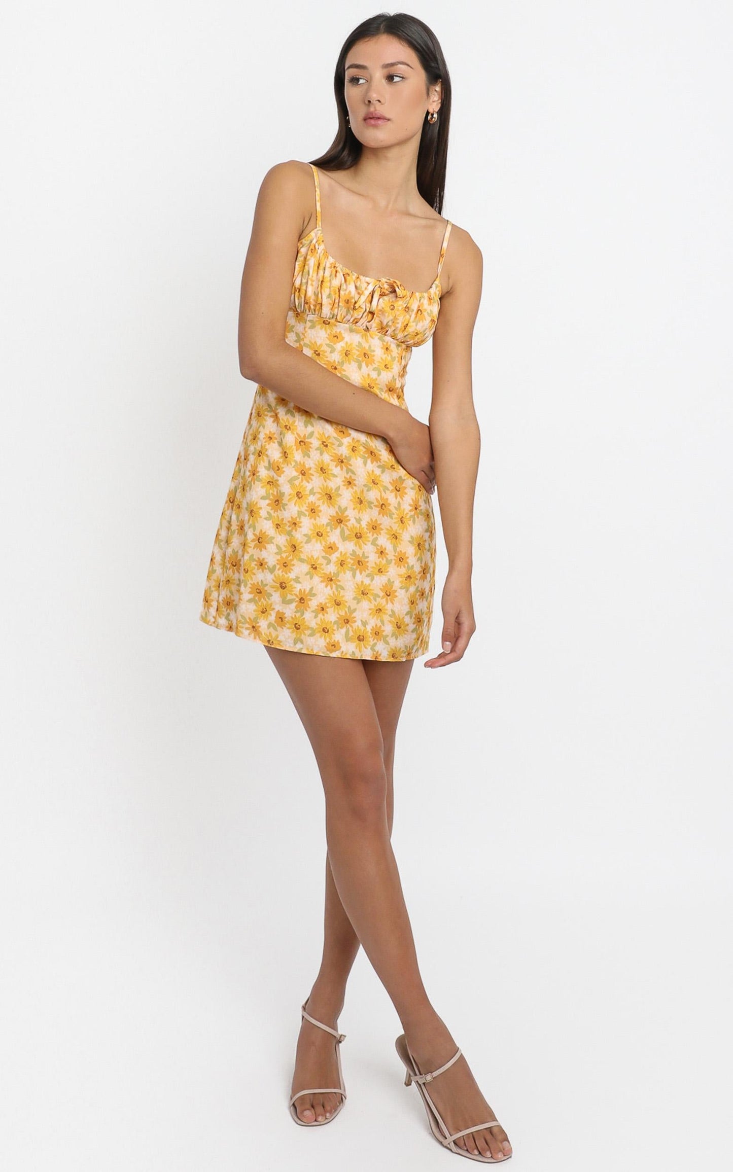 Sunday Session Dress in sunflower print