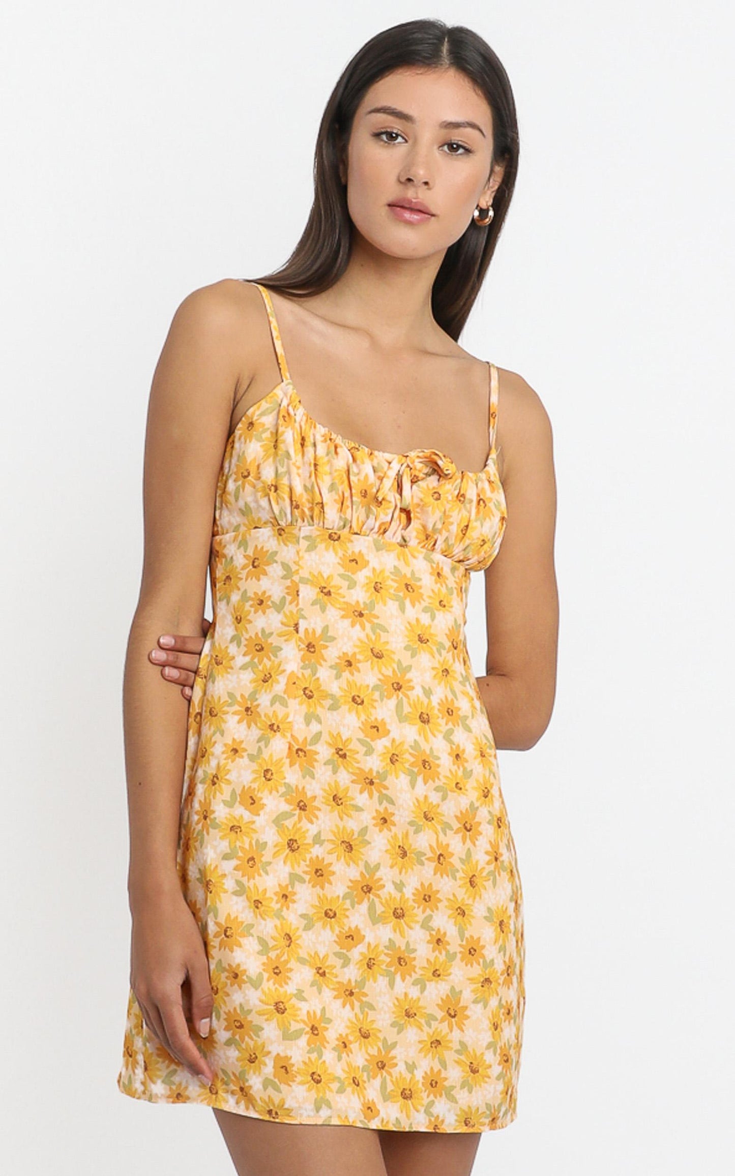 Sunday Session Dress in sunflower print