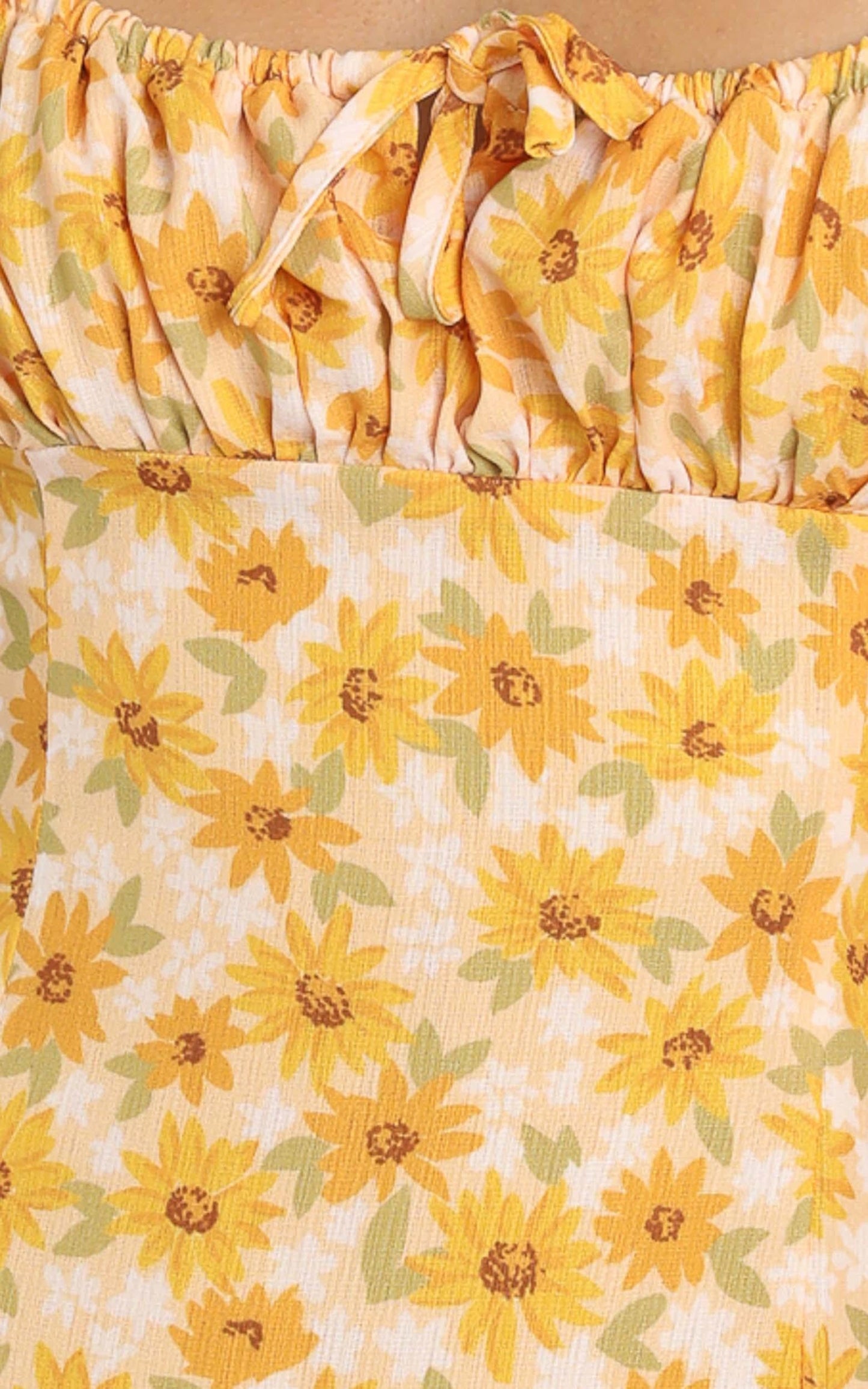 Sunday Session Dress in sunflower print