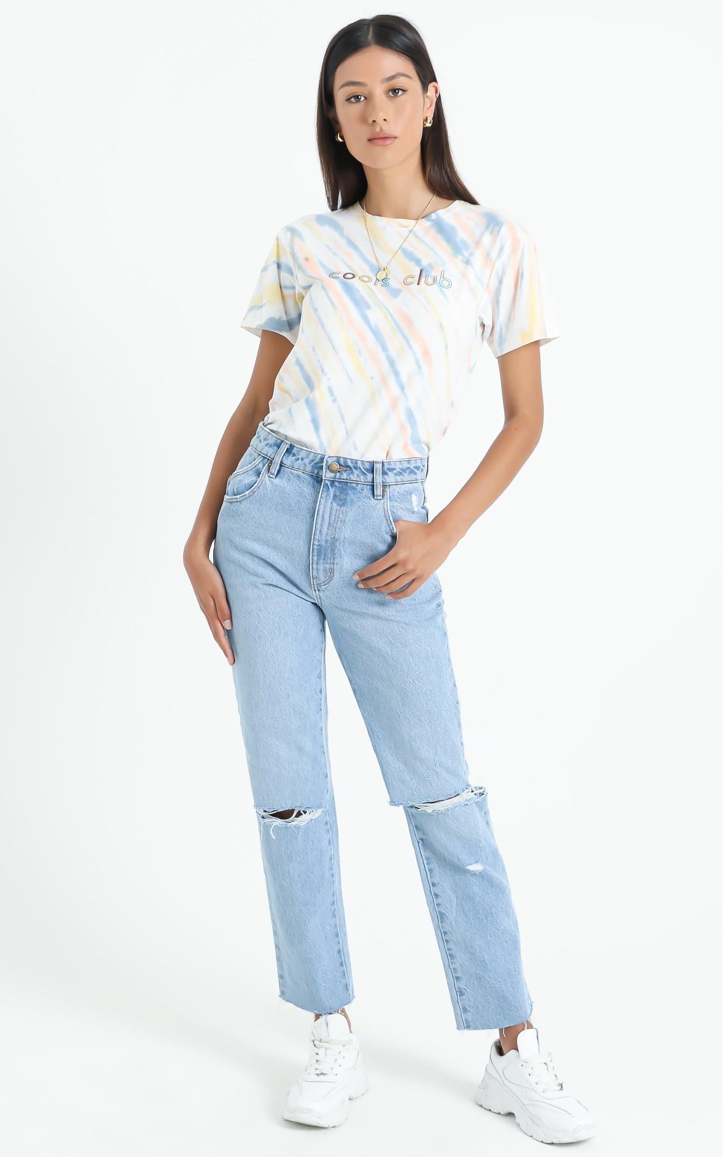 Cools Club - Sunday Tee in Faded Tie Dye