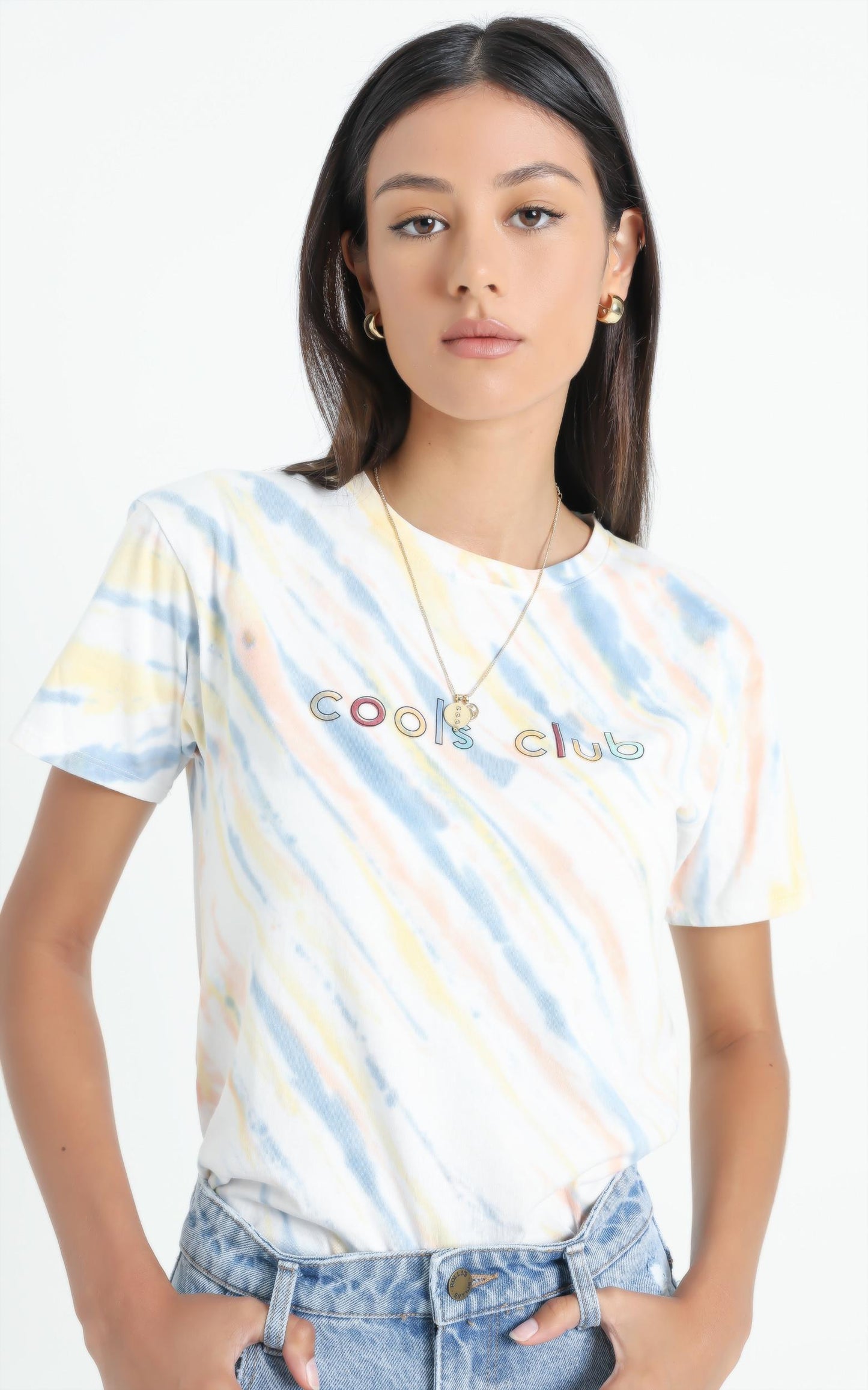 Cools Club - Sunday Tee in Faded Tie Dye
