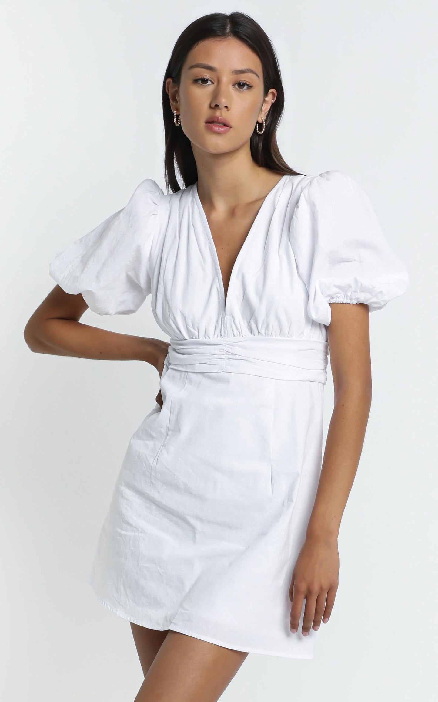 Sunray Dress in White