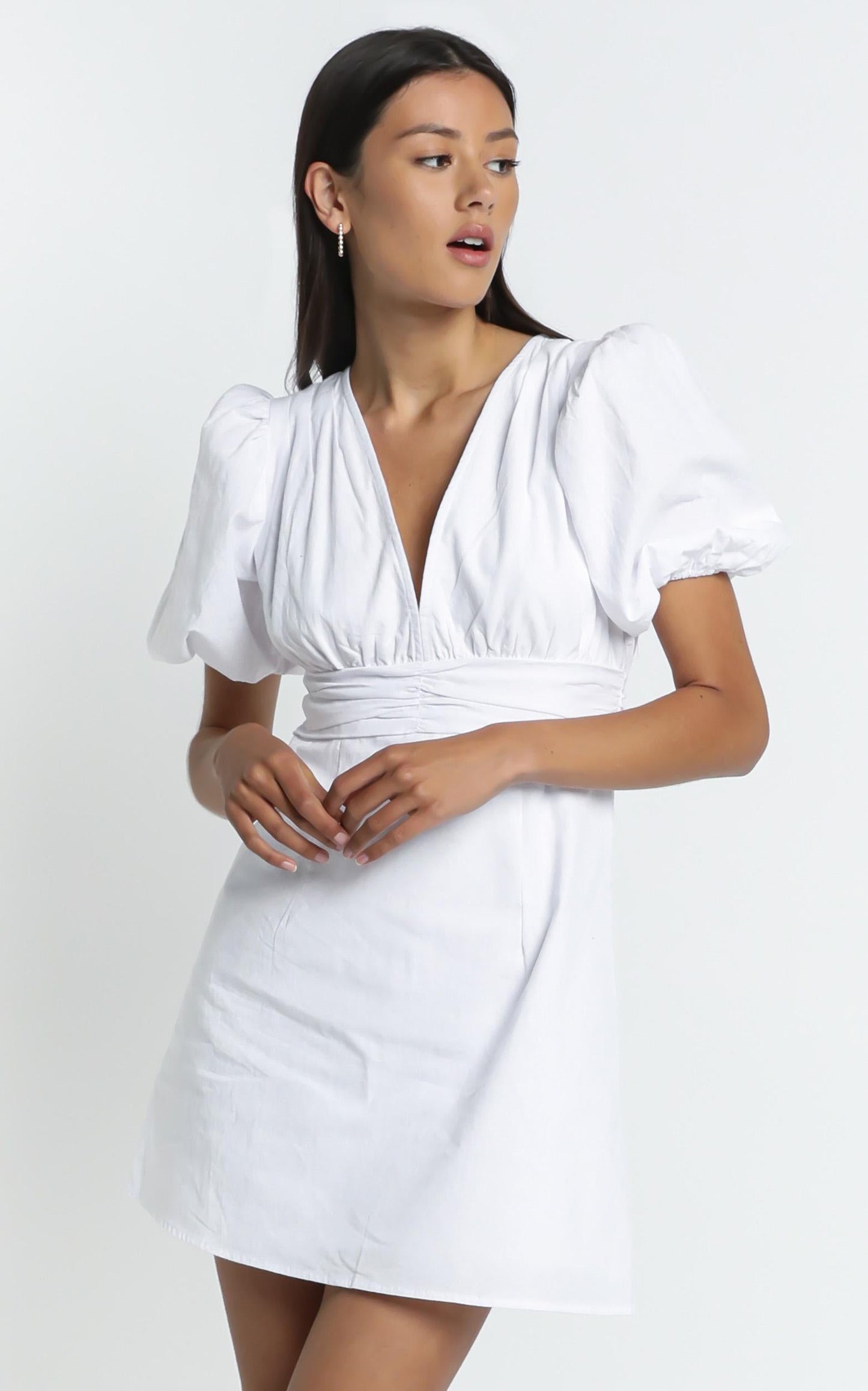 Sunray Dress in White