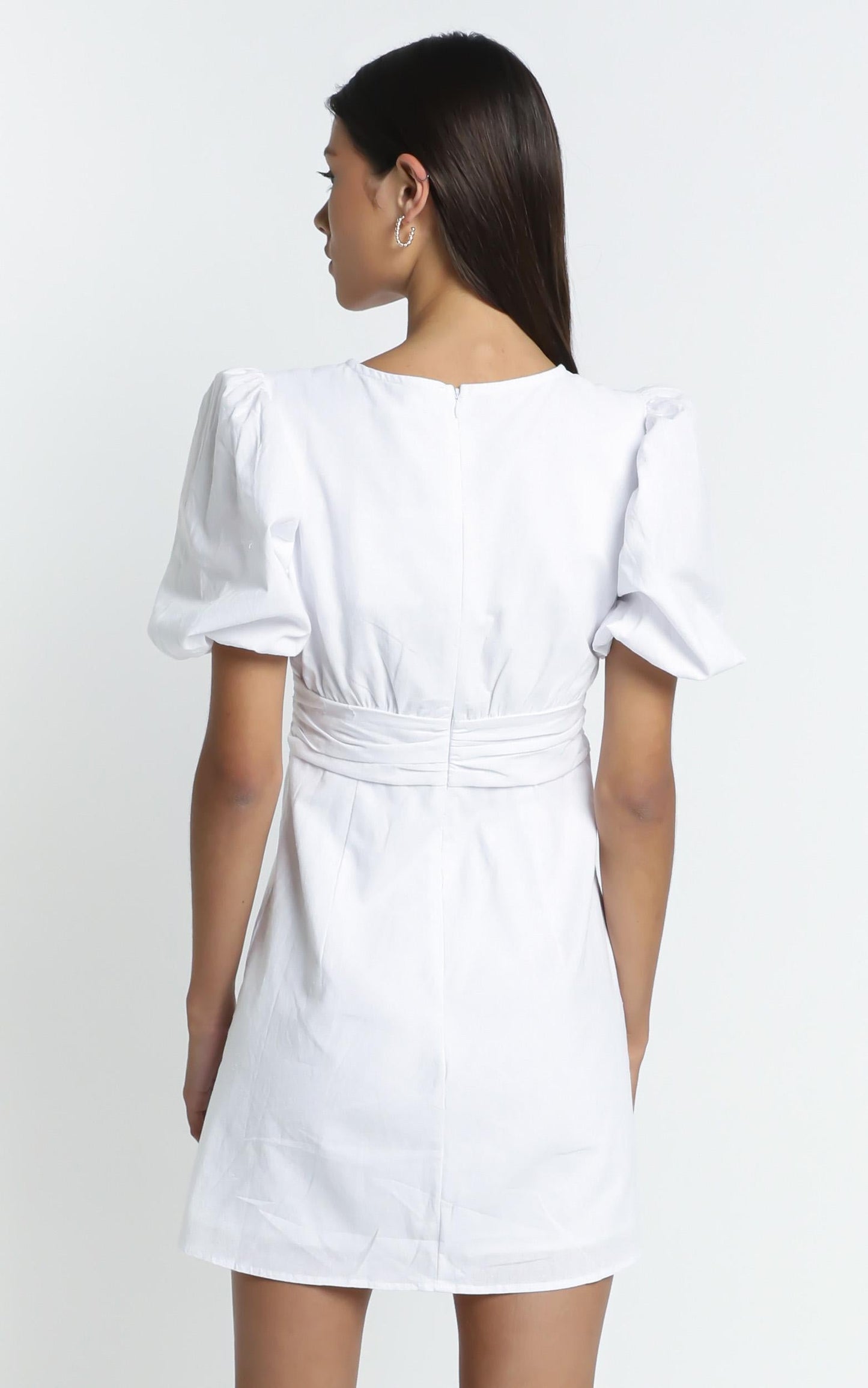 Sunray Dress in White