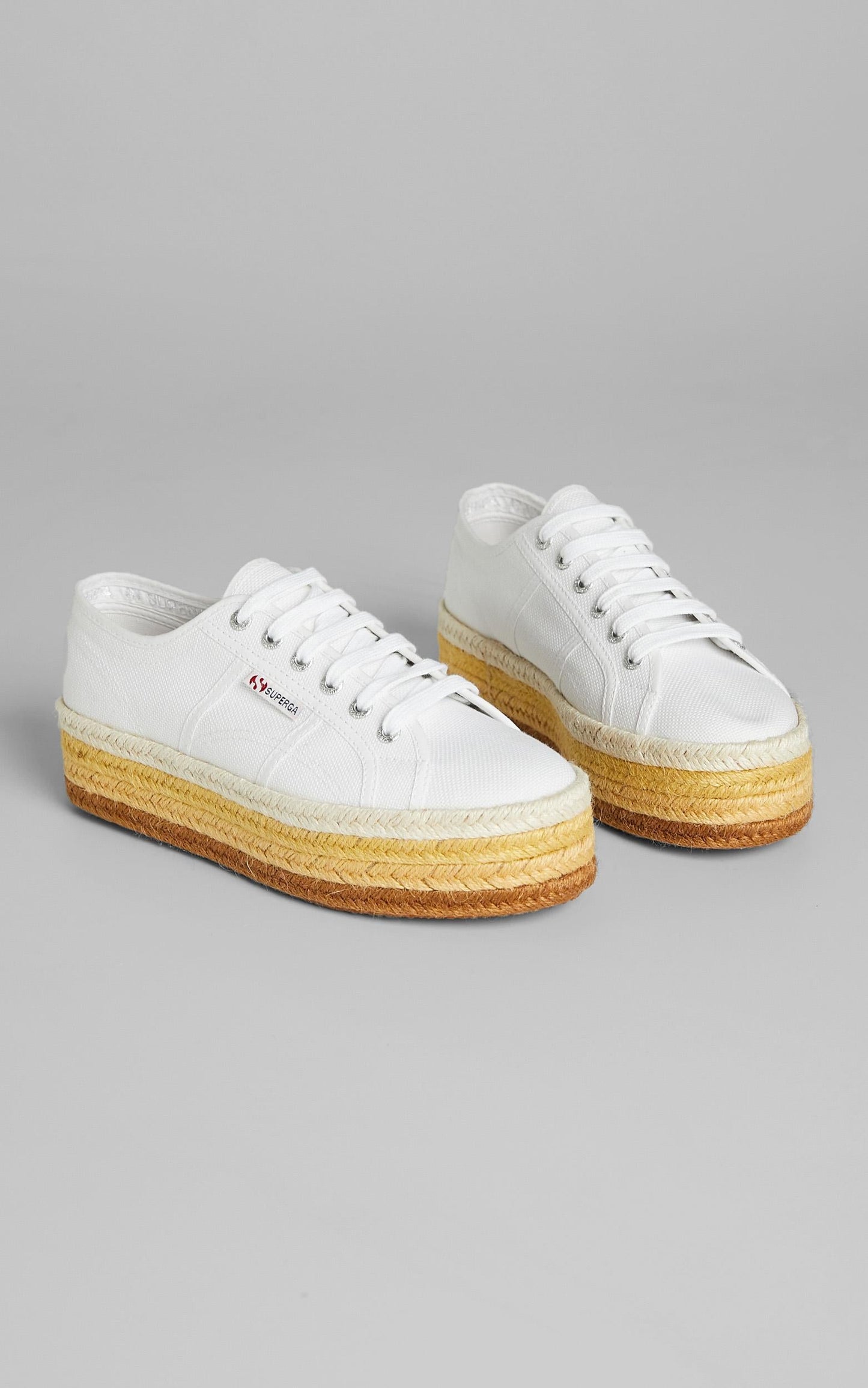 Superga - 2790 Multicolour Rope Sneakers in A9H White Natural