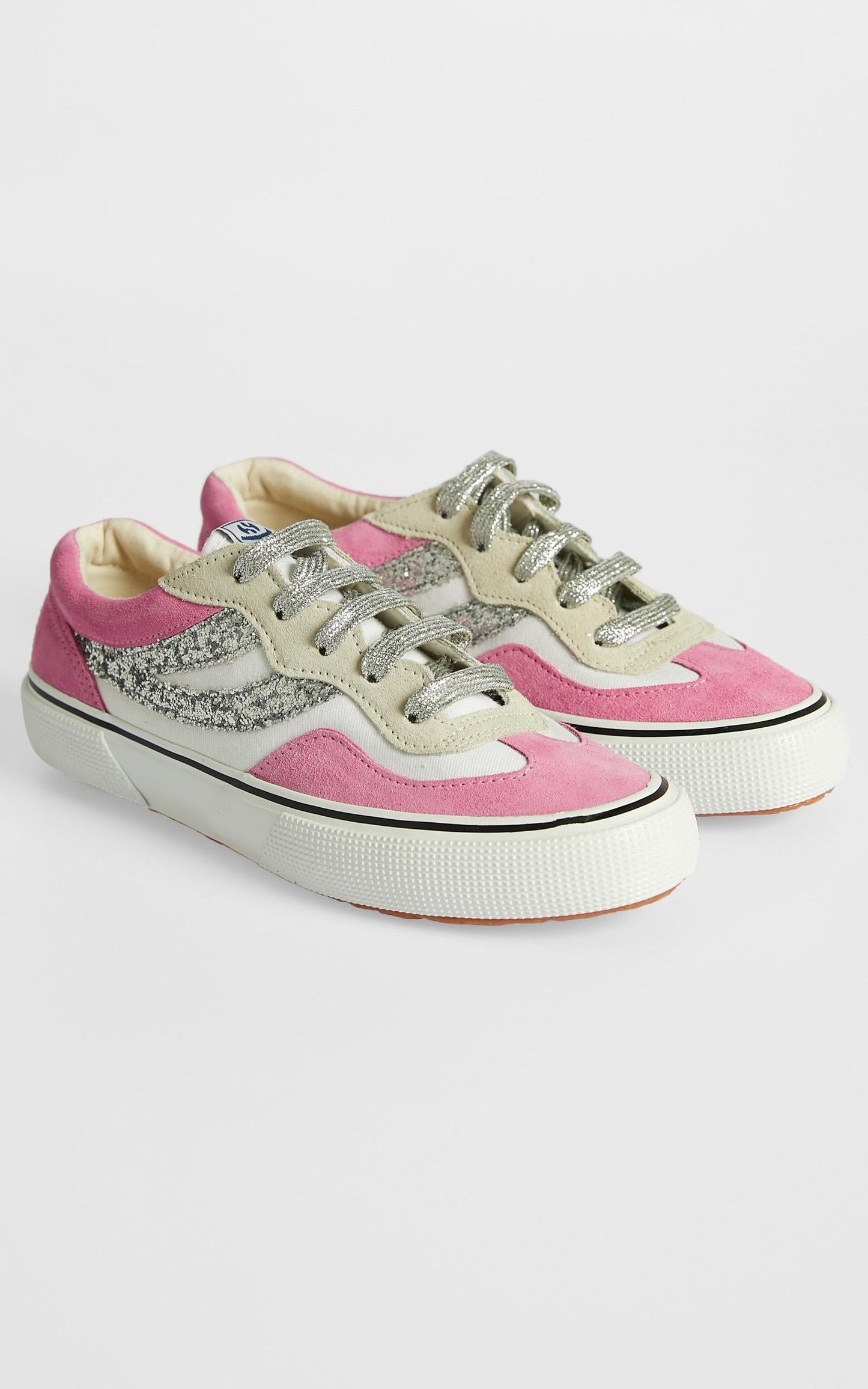 Superga - 2941 Revolley Sneakers in White - Fuchsia