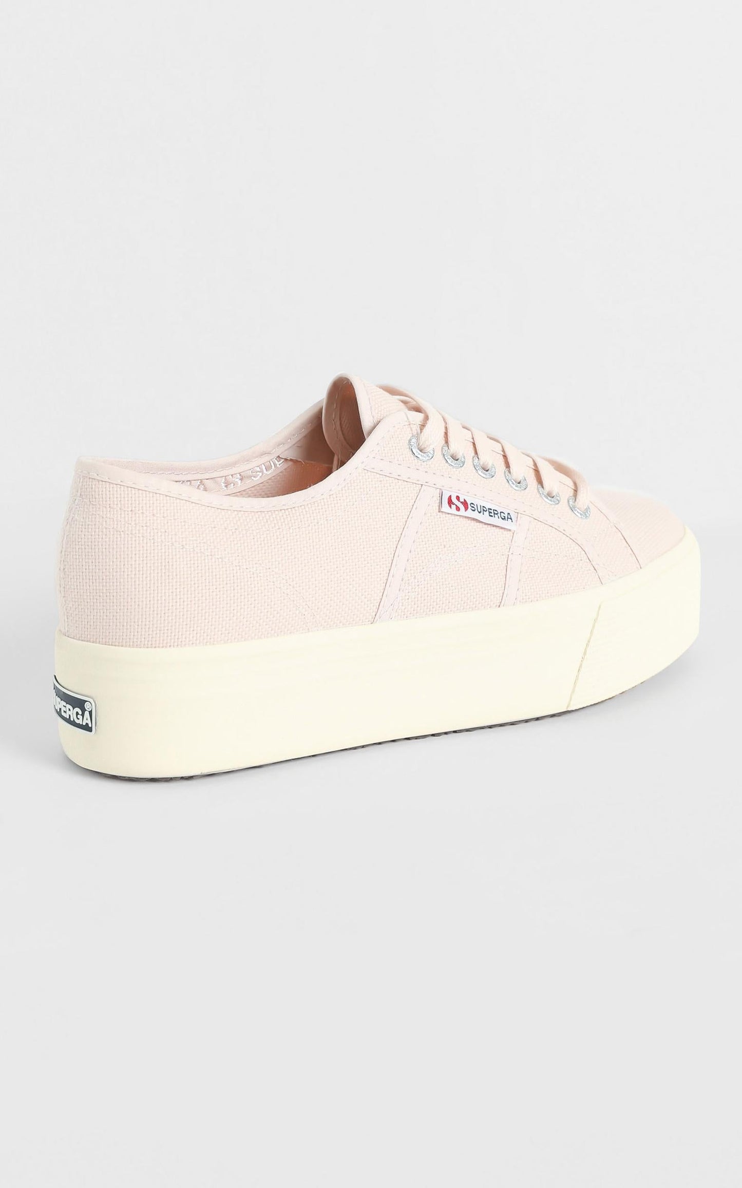 2790 ACOTW Linea Up And Down Platform Sneakers in pink peach blush - off white