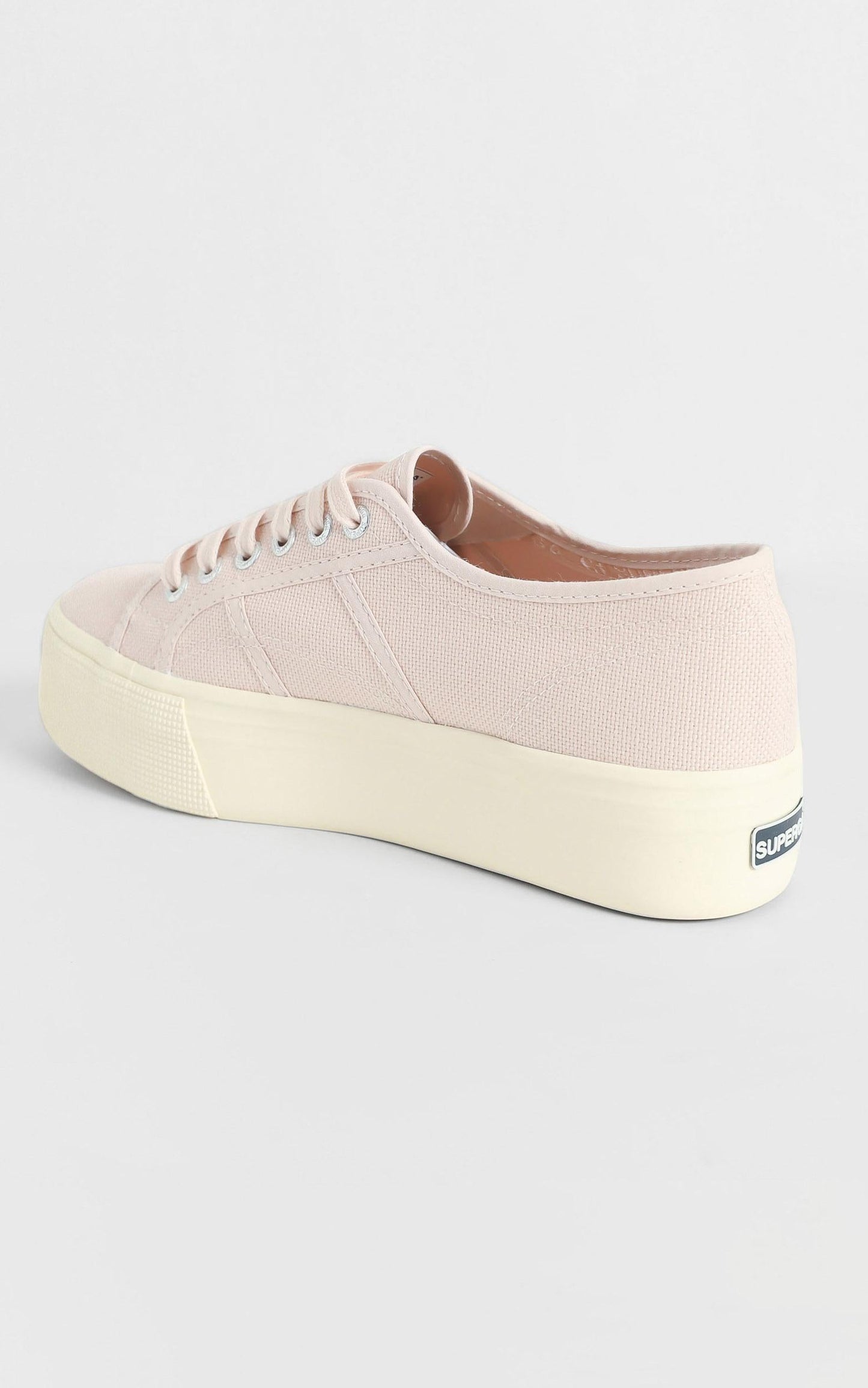2790 ACOTW Linea Up And Down Platform Sneakers in pink peach blush - off white