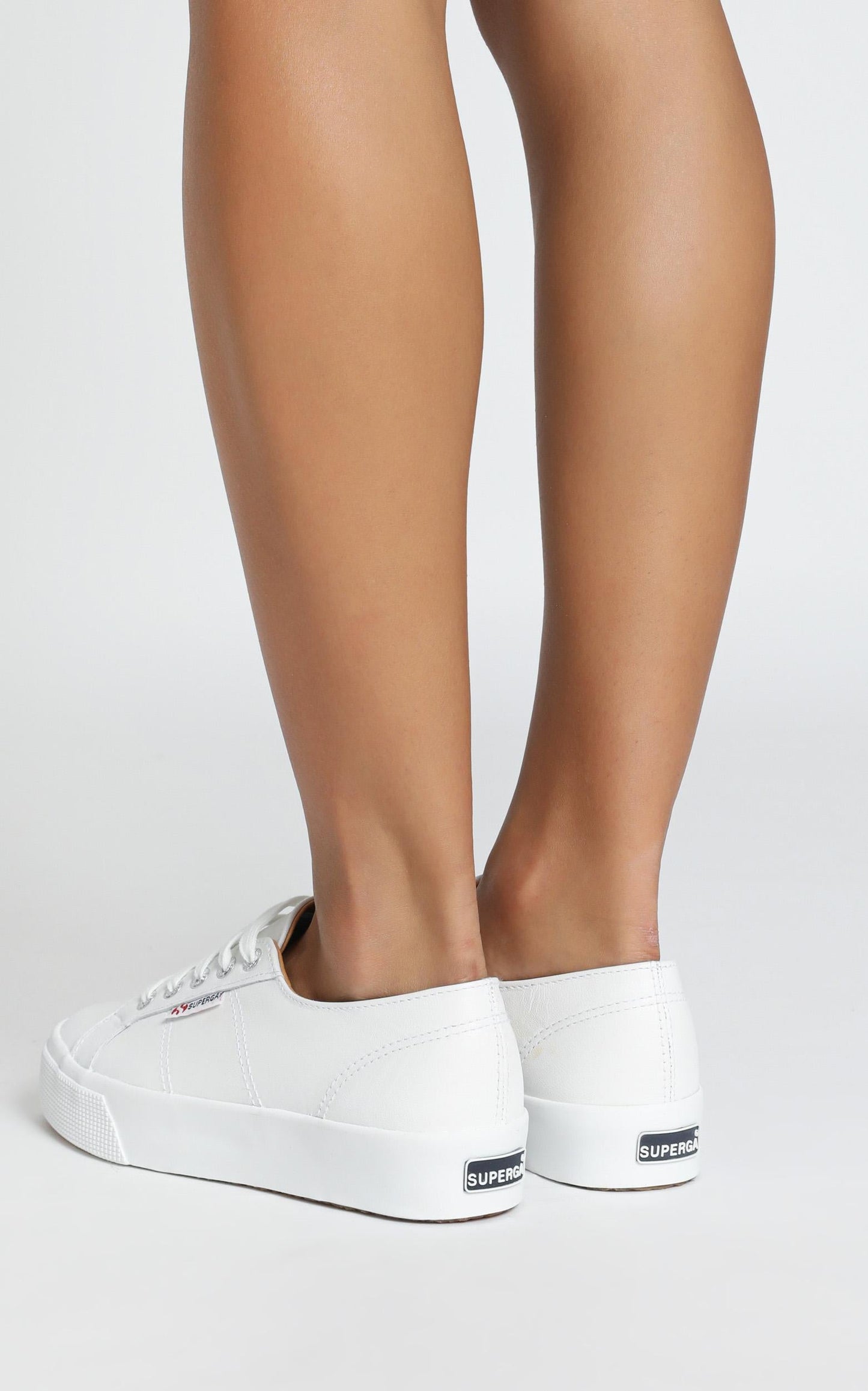 Superga - 2730 Nappaleau Sneakers in White Leather