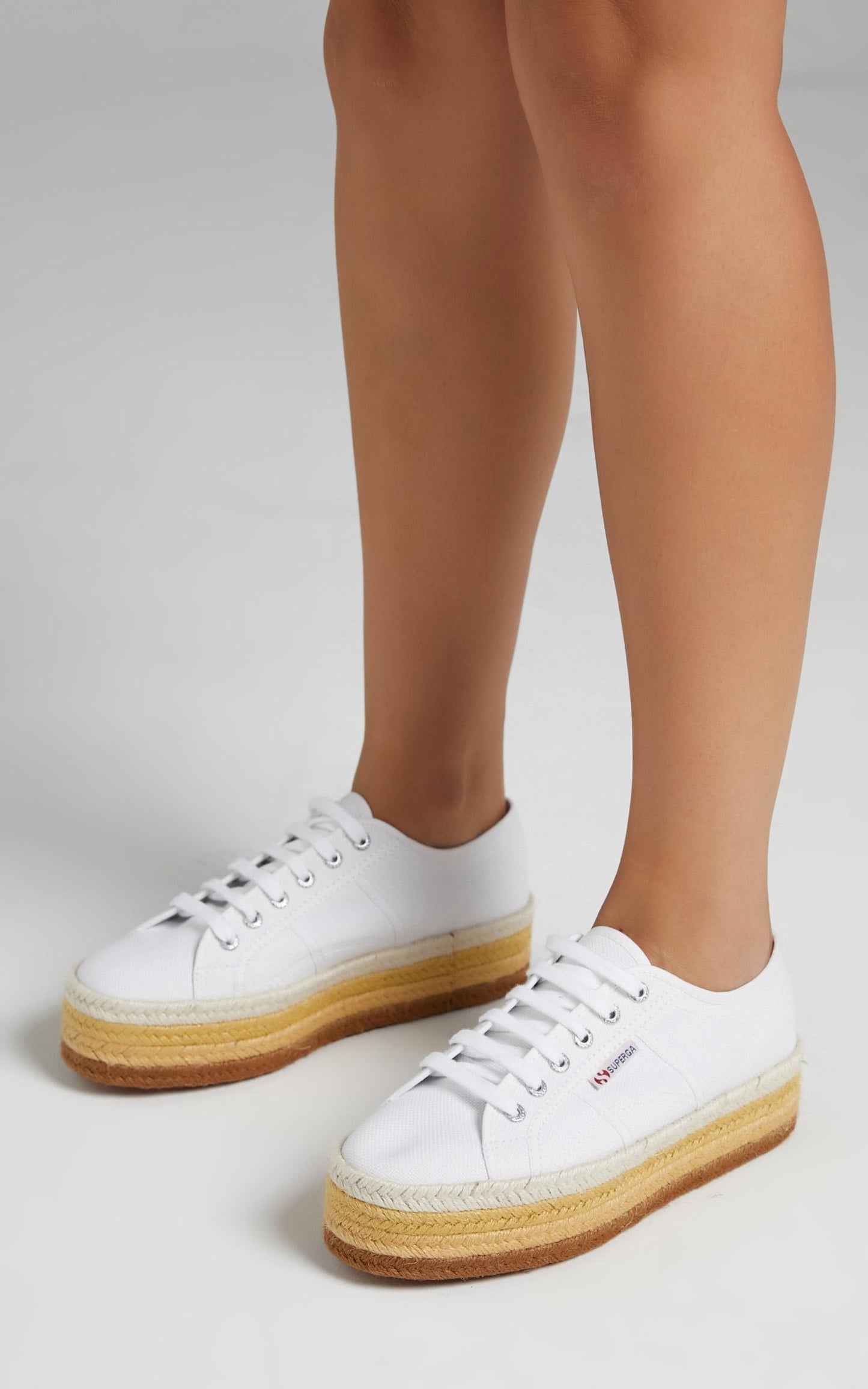 Superga - 2790 Multicolour Rope Sneakers in A9H White Natural
