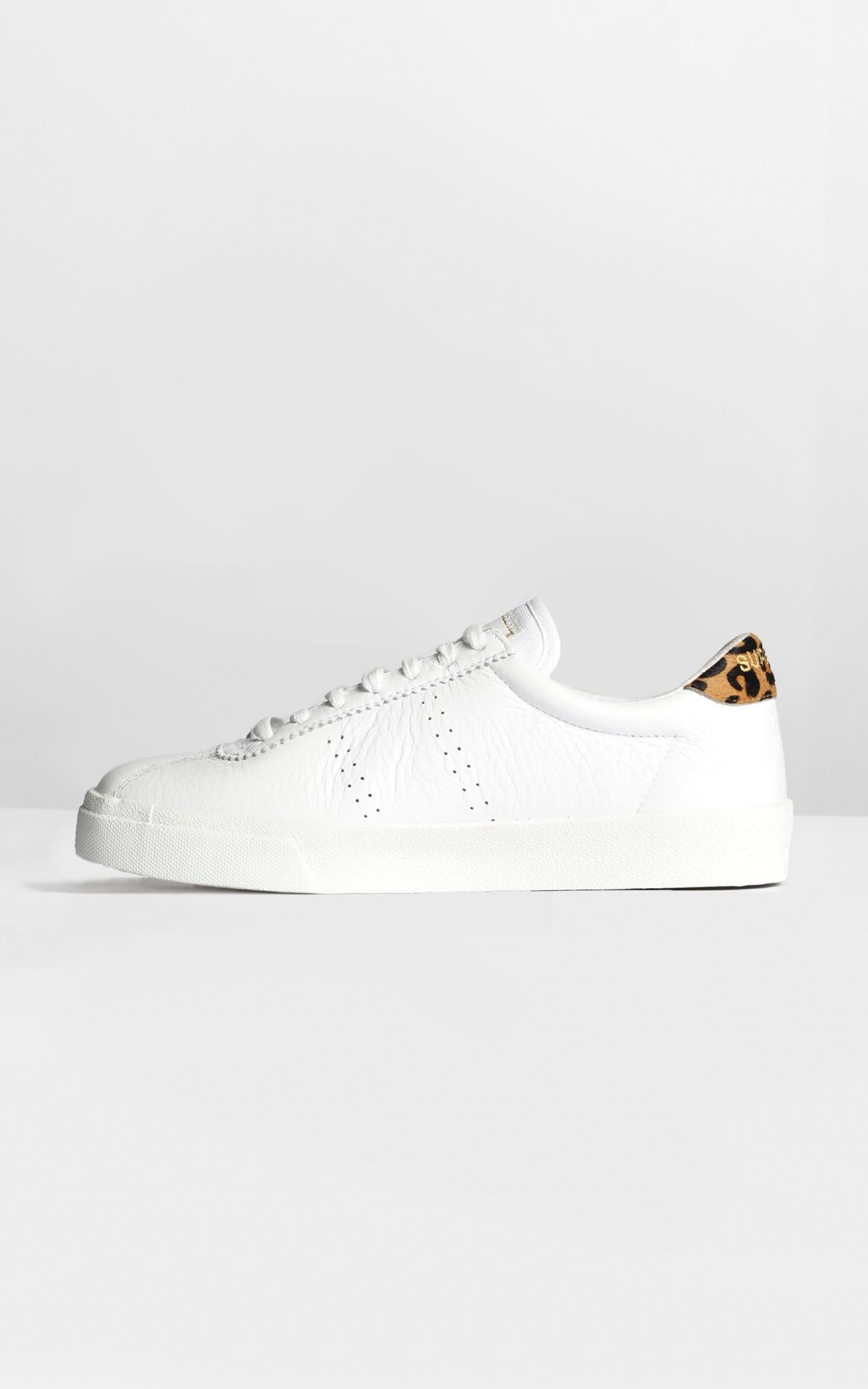 Superga - 2843 Comflea Leopard In White Animalier