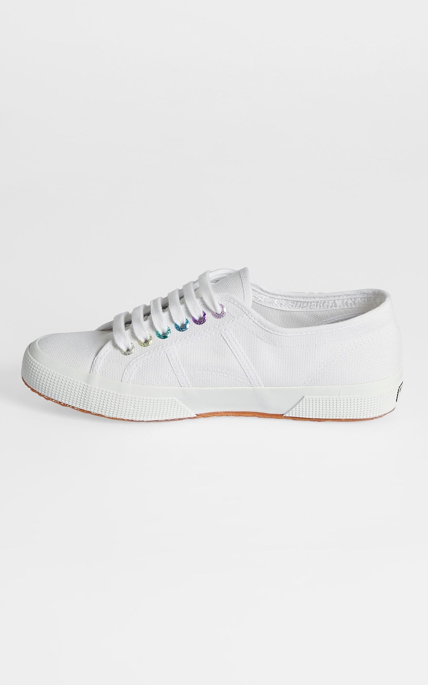 Superga - 2750 Colourful Eyelets Sneakers in A9T White