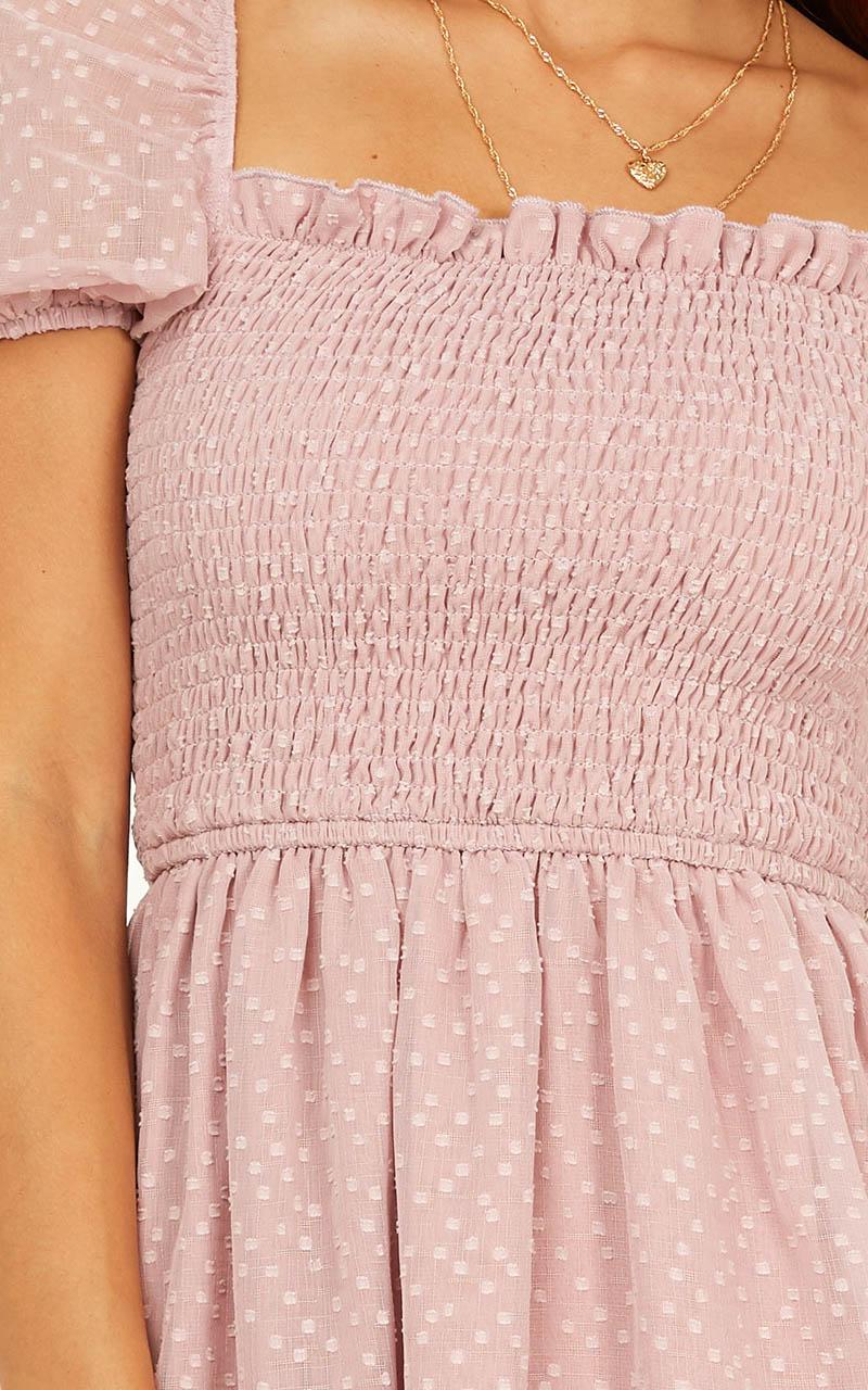Sweet Sayings Dress In Dusty Rose