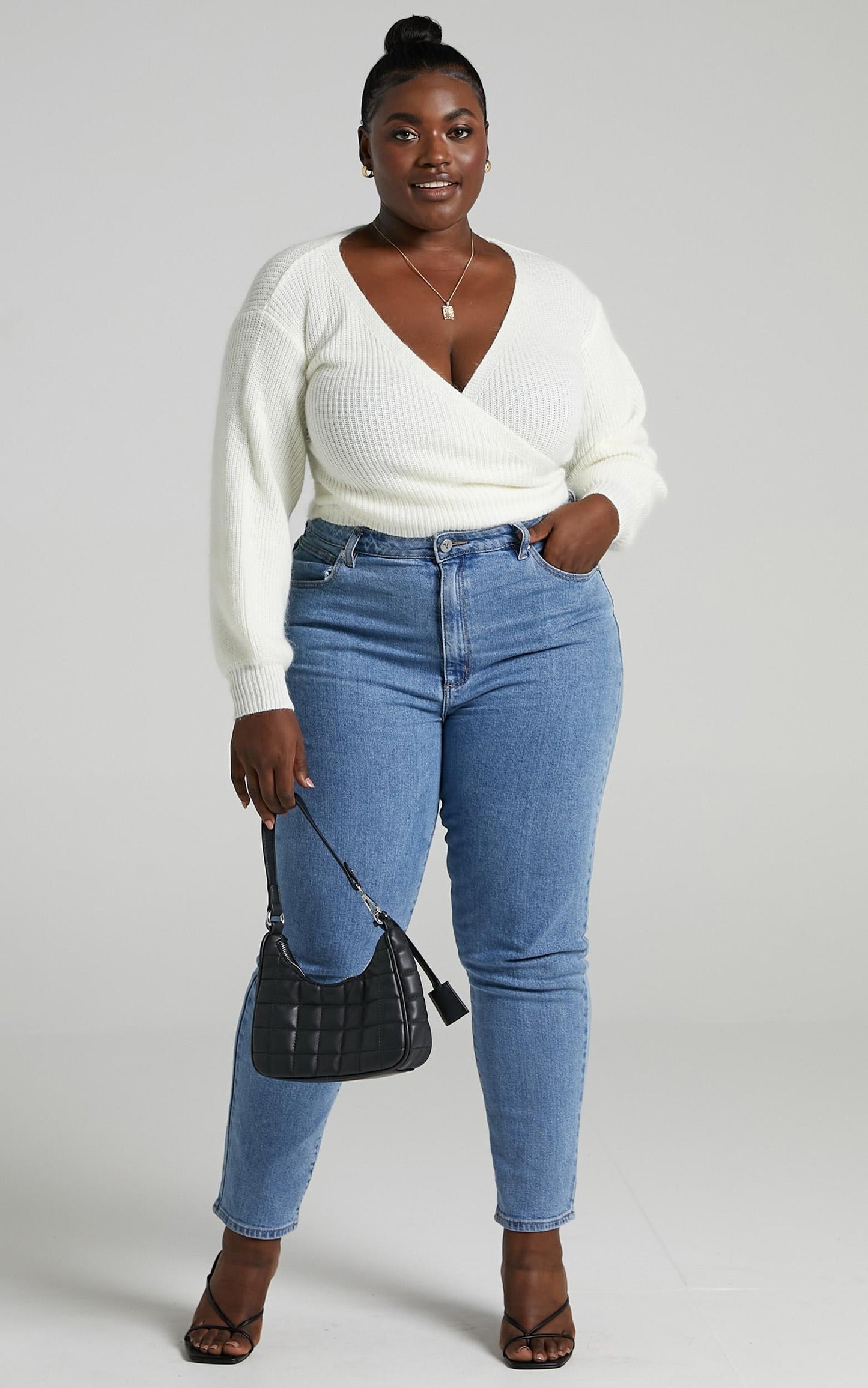 Sweetie Pie Knit Top in White