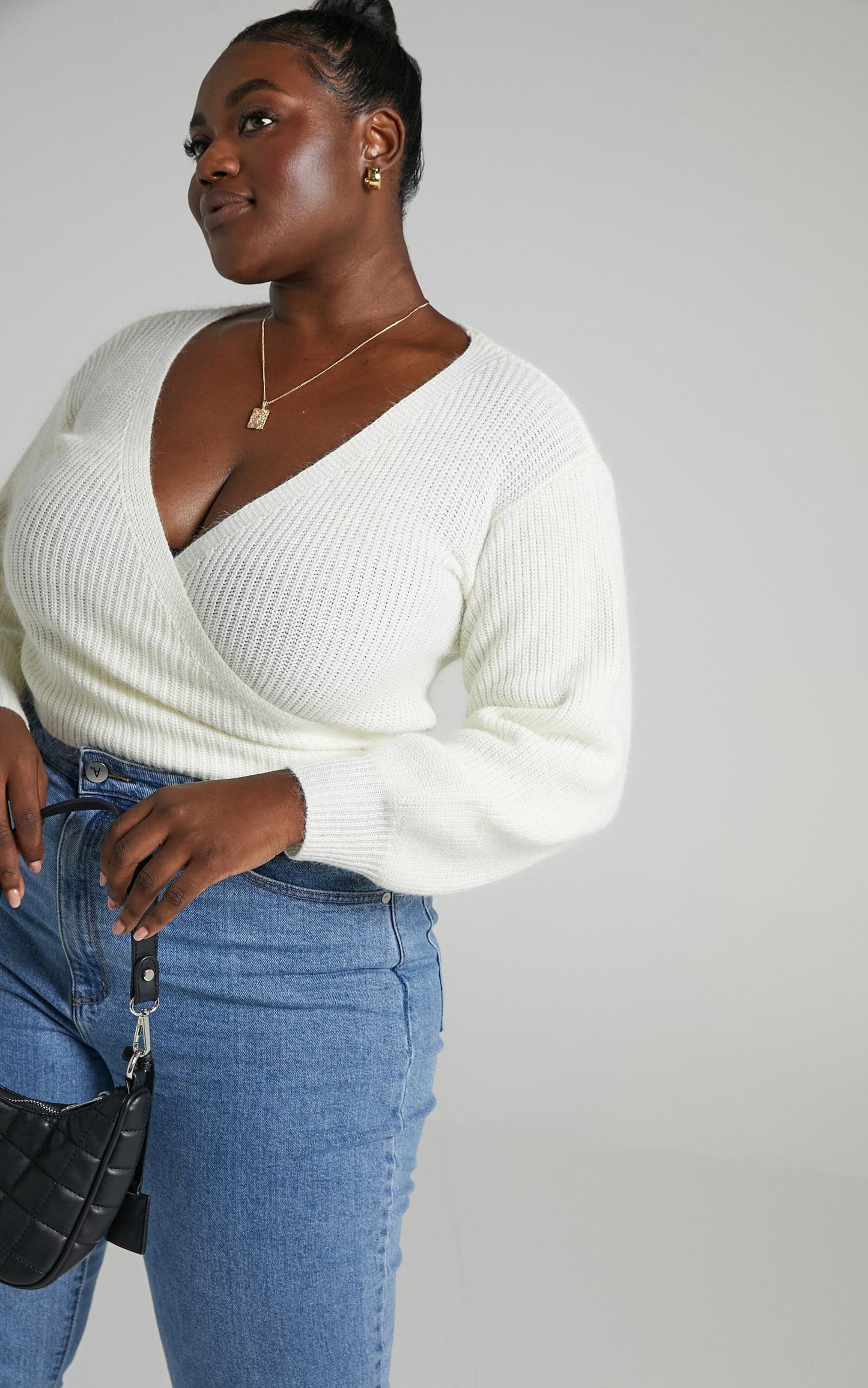 Sweetie Pie Knit Top in White