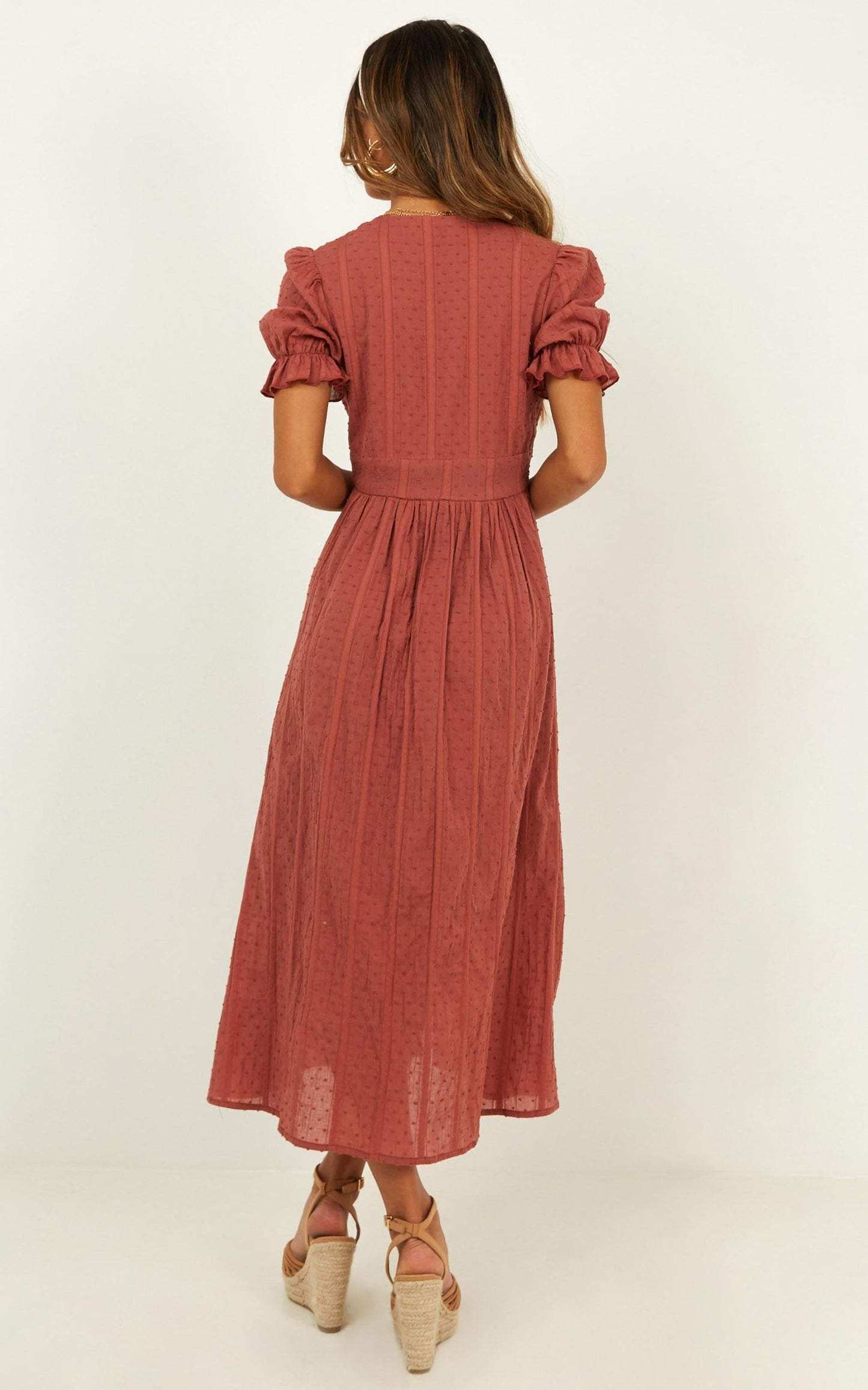 Sweetness Overload Dress In Dusty Rose