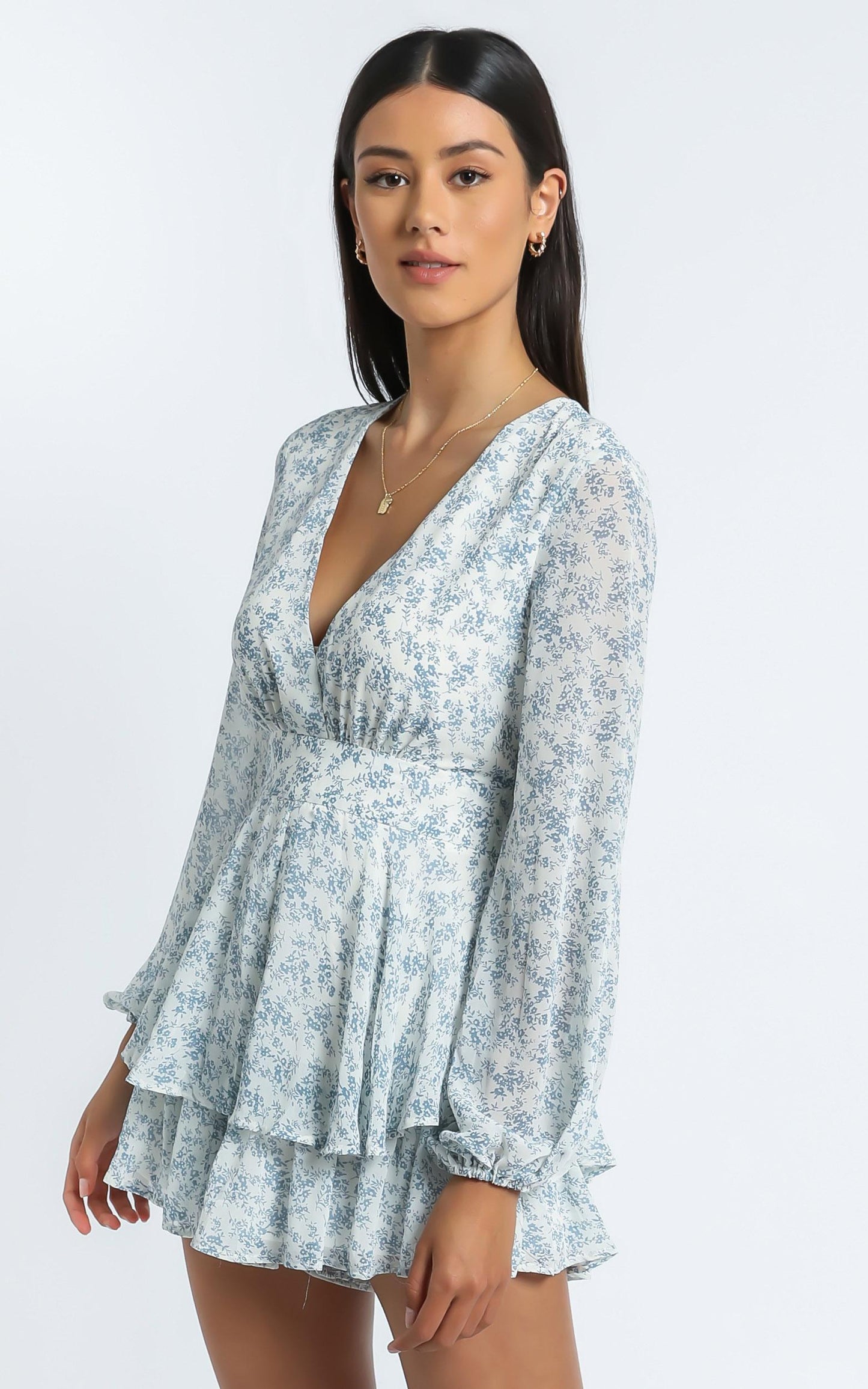 Monique Playsuit in Blue