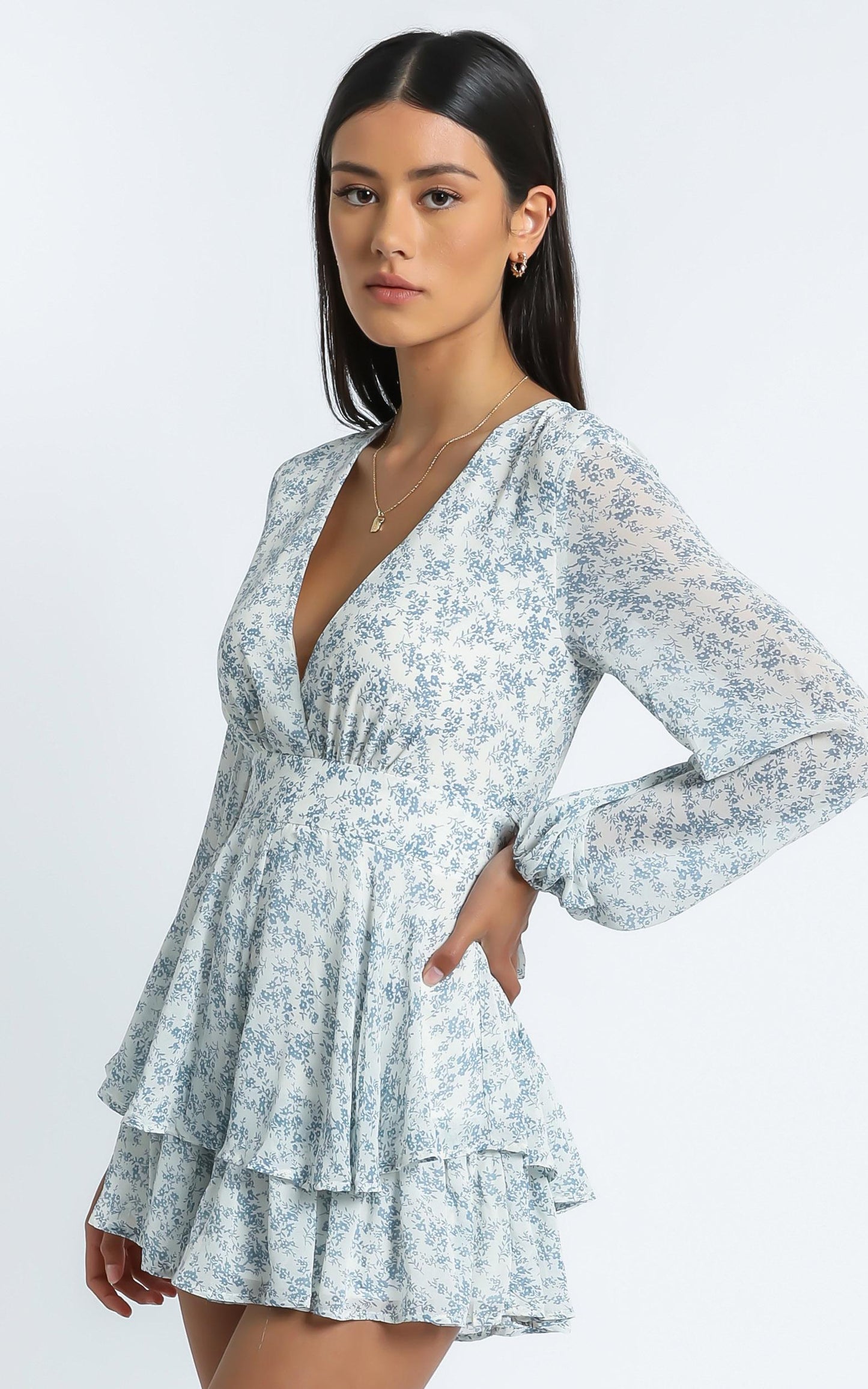 Monique Playsuit in Blue