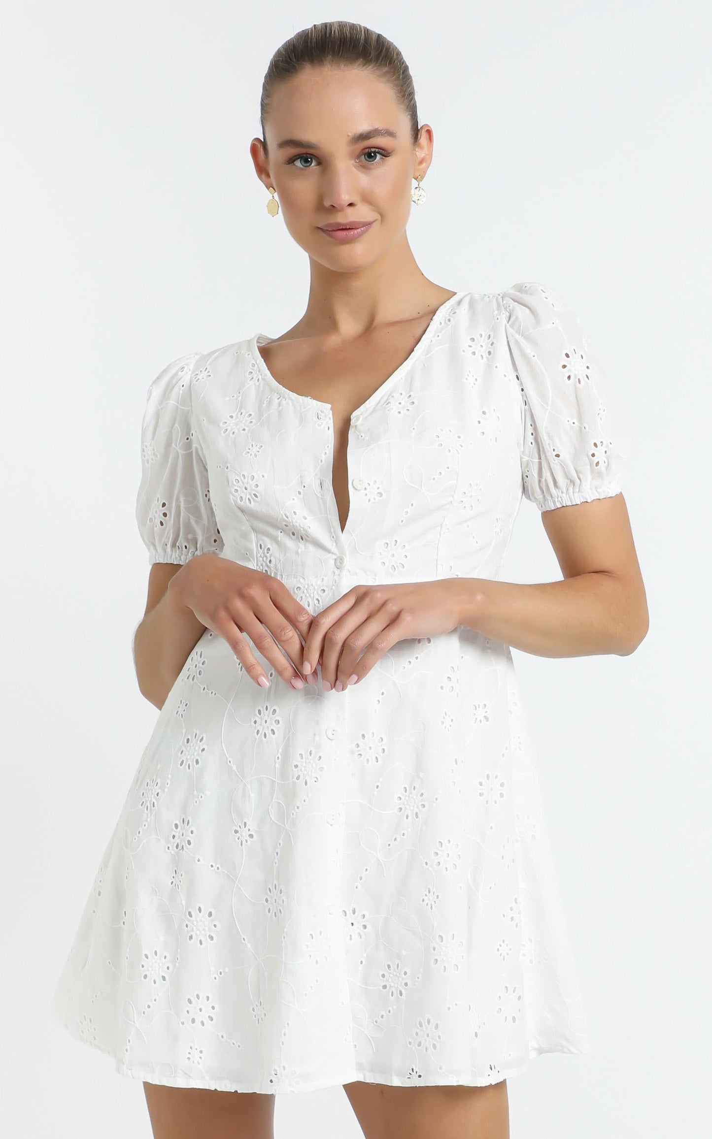 Walsh Dress in White