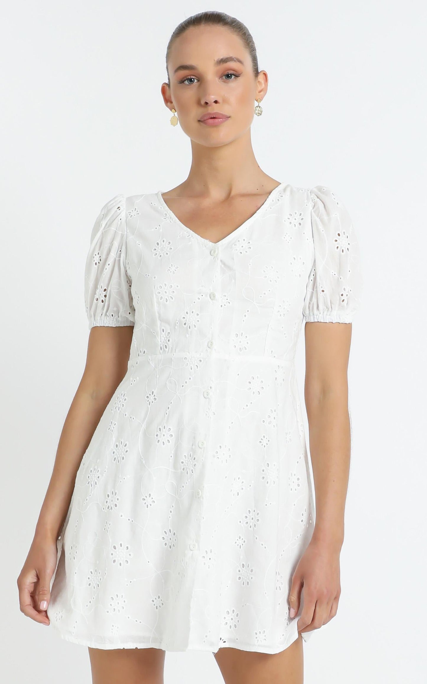 Walsh Dress in White